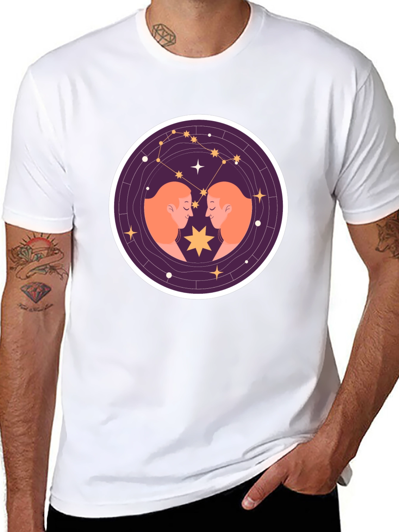 Gemini Zodiac Graphic Tee - Unisex