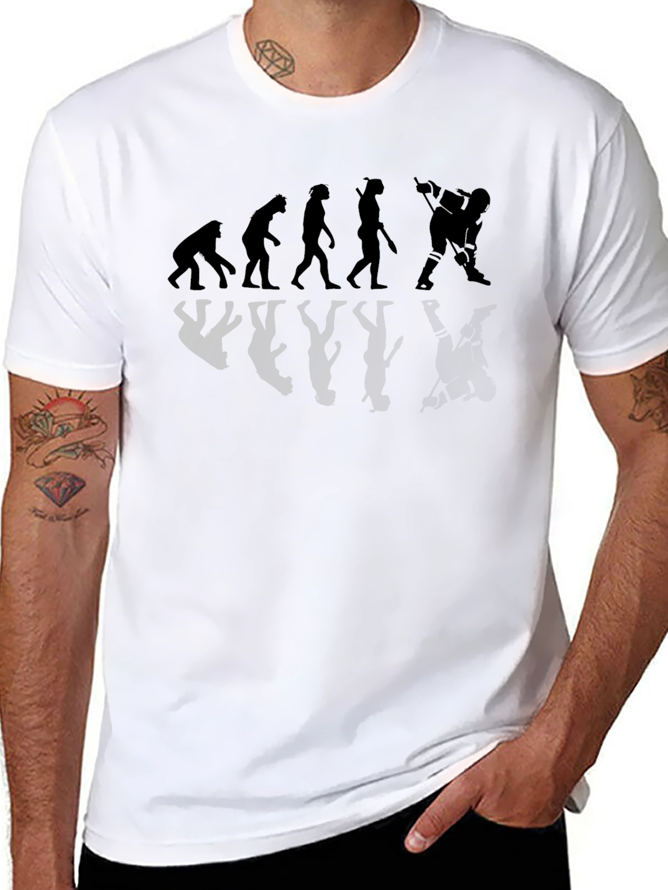 Hockey Evolution T-Shirt - Funny Hockey Player Gift