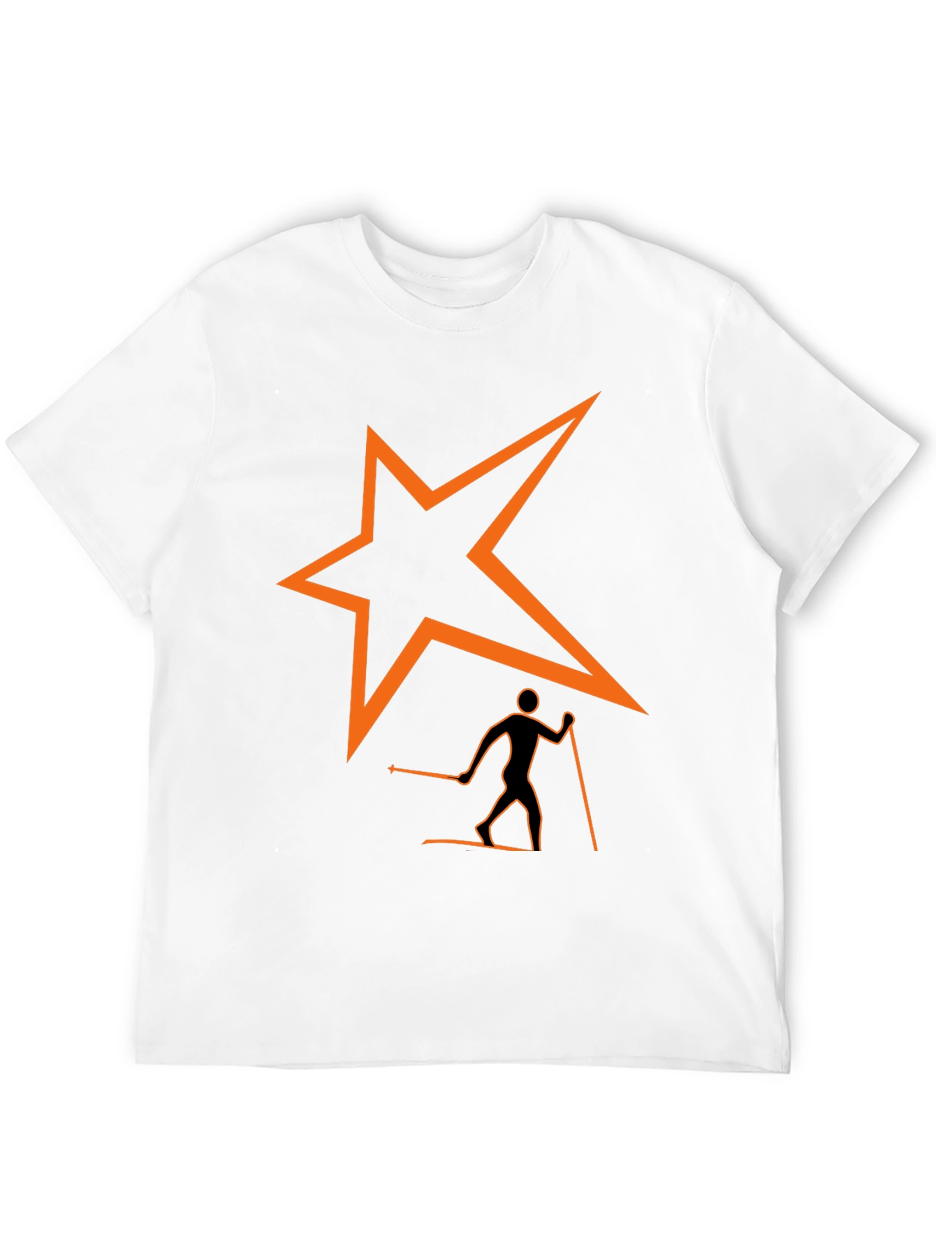 Skiing Star T-Shirt - Stylish Graphic Tee