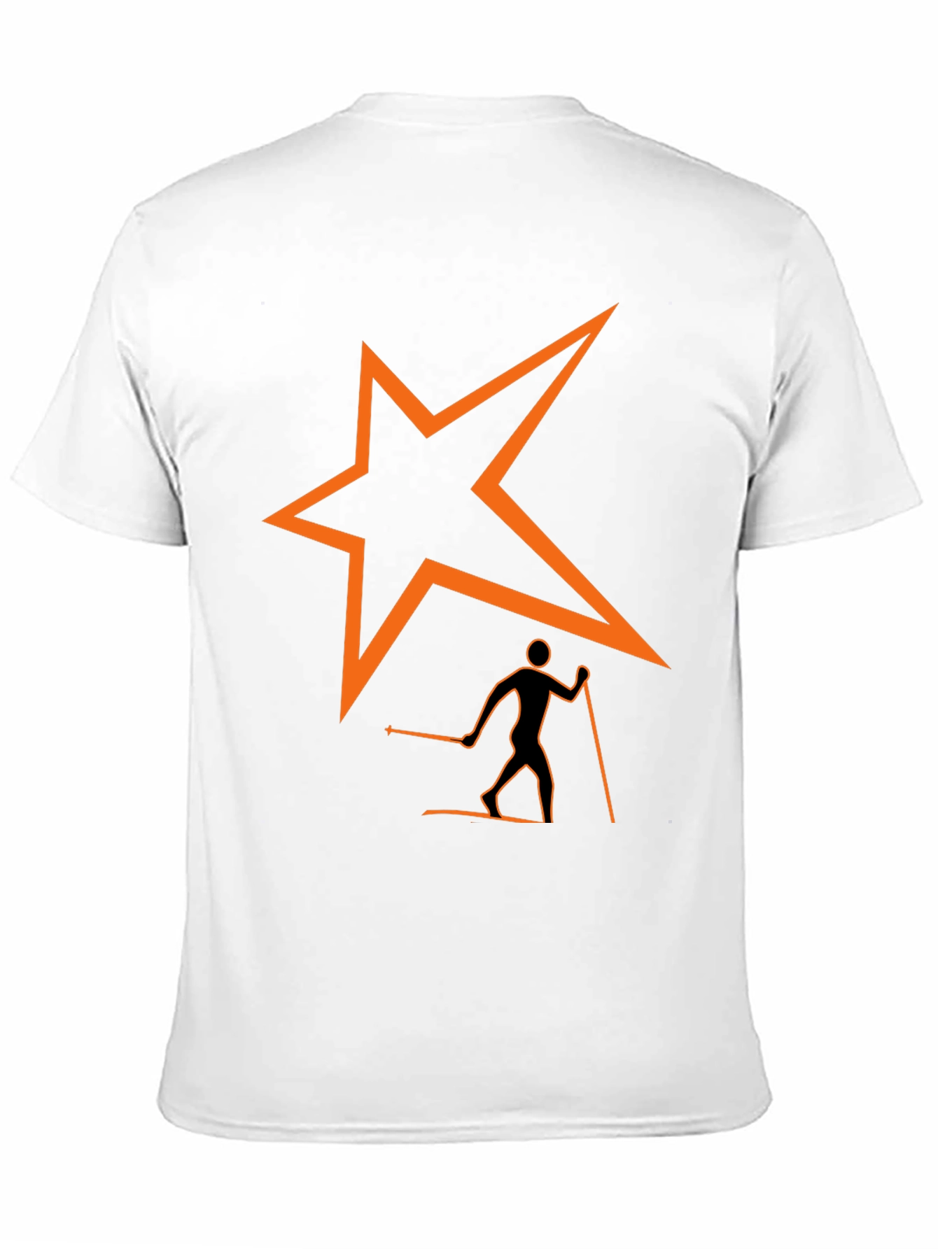 Skiing Star T-Shirt - Stylish Graphic Tee