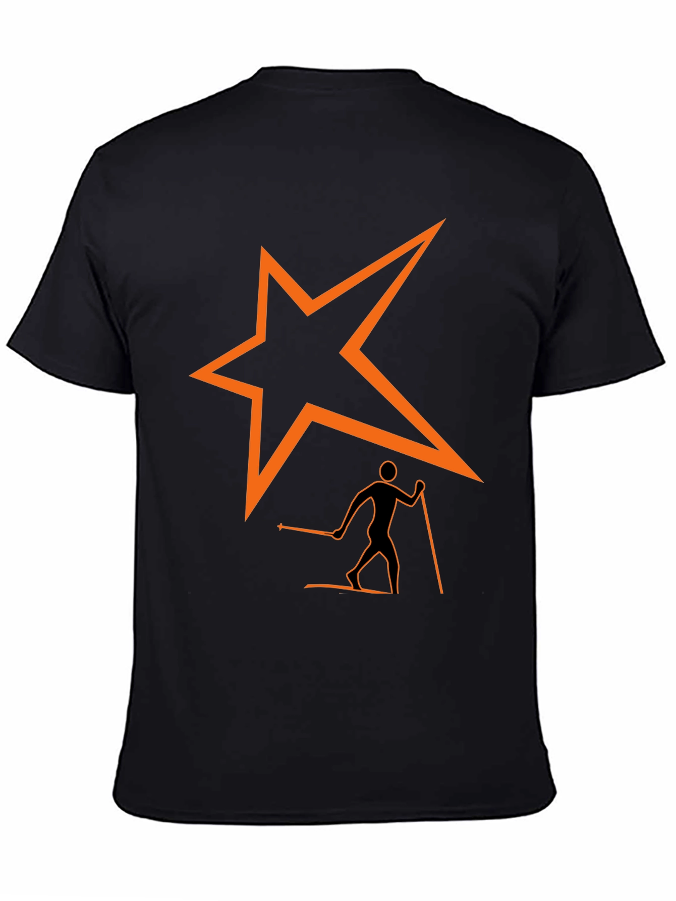 Skiing Star T-Shirt - Stylish Graphic Tee