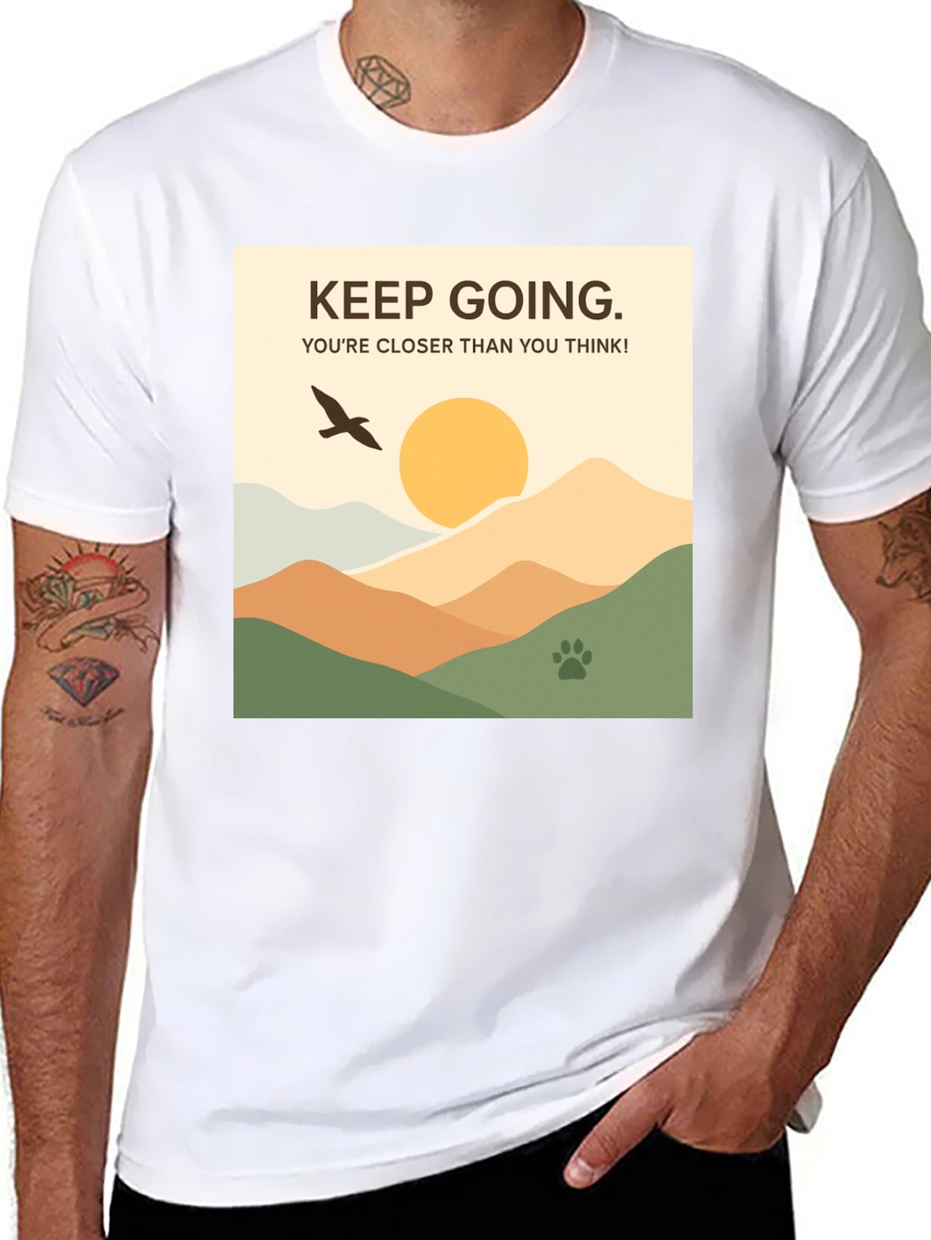 Keep Going Motivational T-Shirt