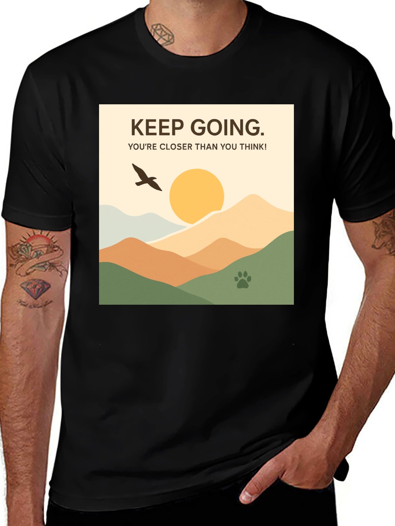 Keep Going Motivational T-Shirt