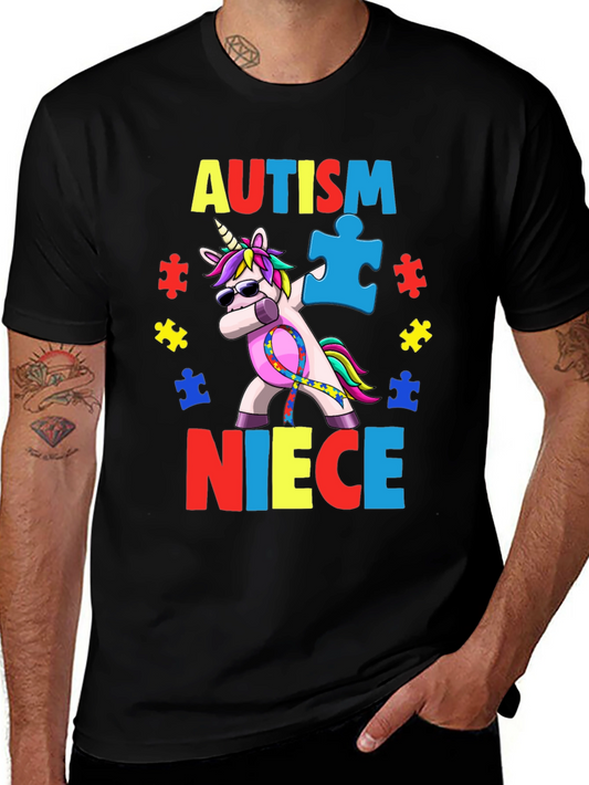 Autism Niece Unicorn T-Shirt