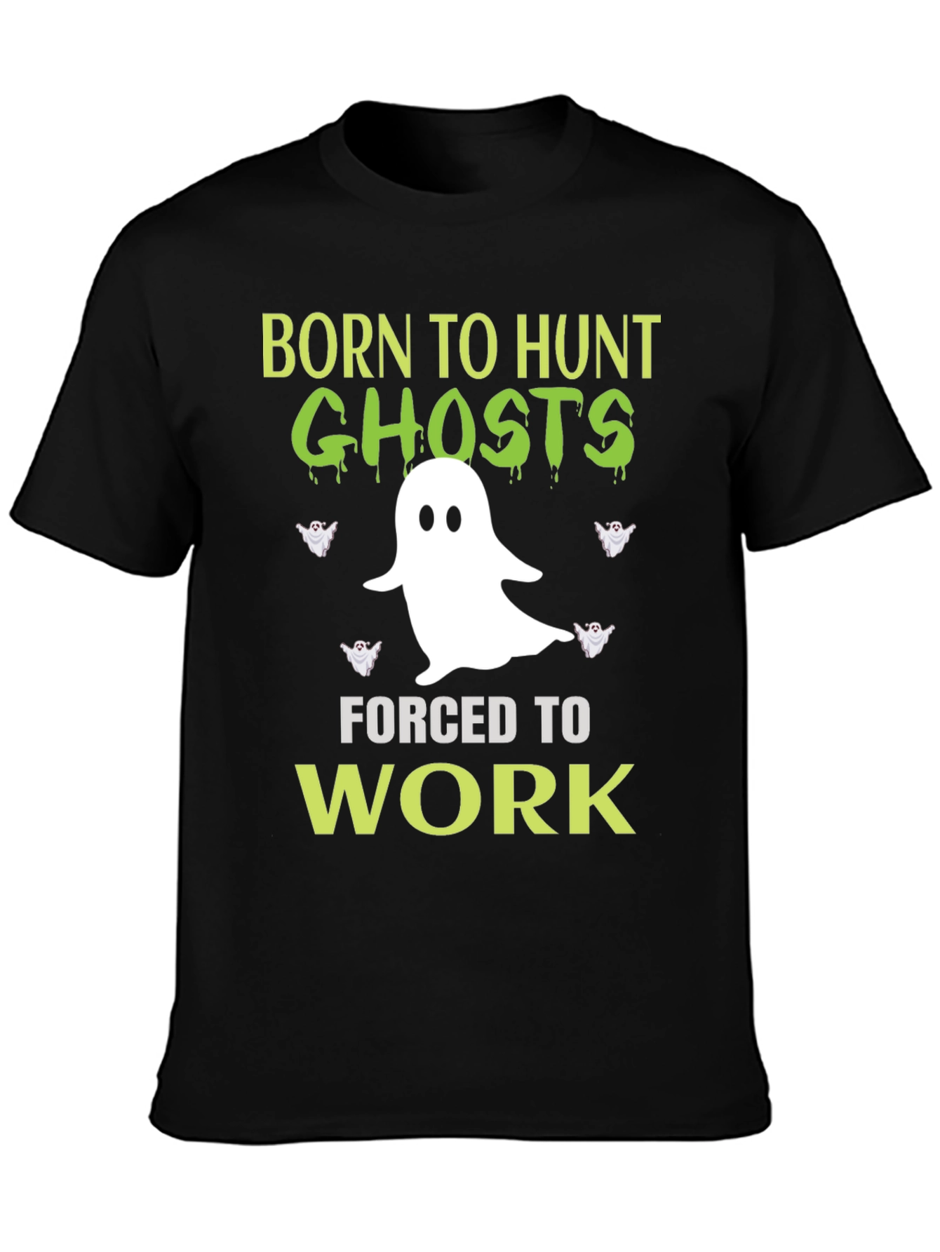 Born to Hunt Ghosts Mens Graphic T-Shirt