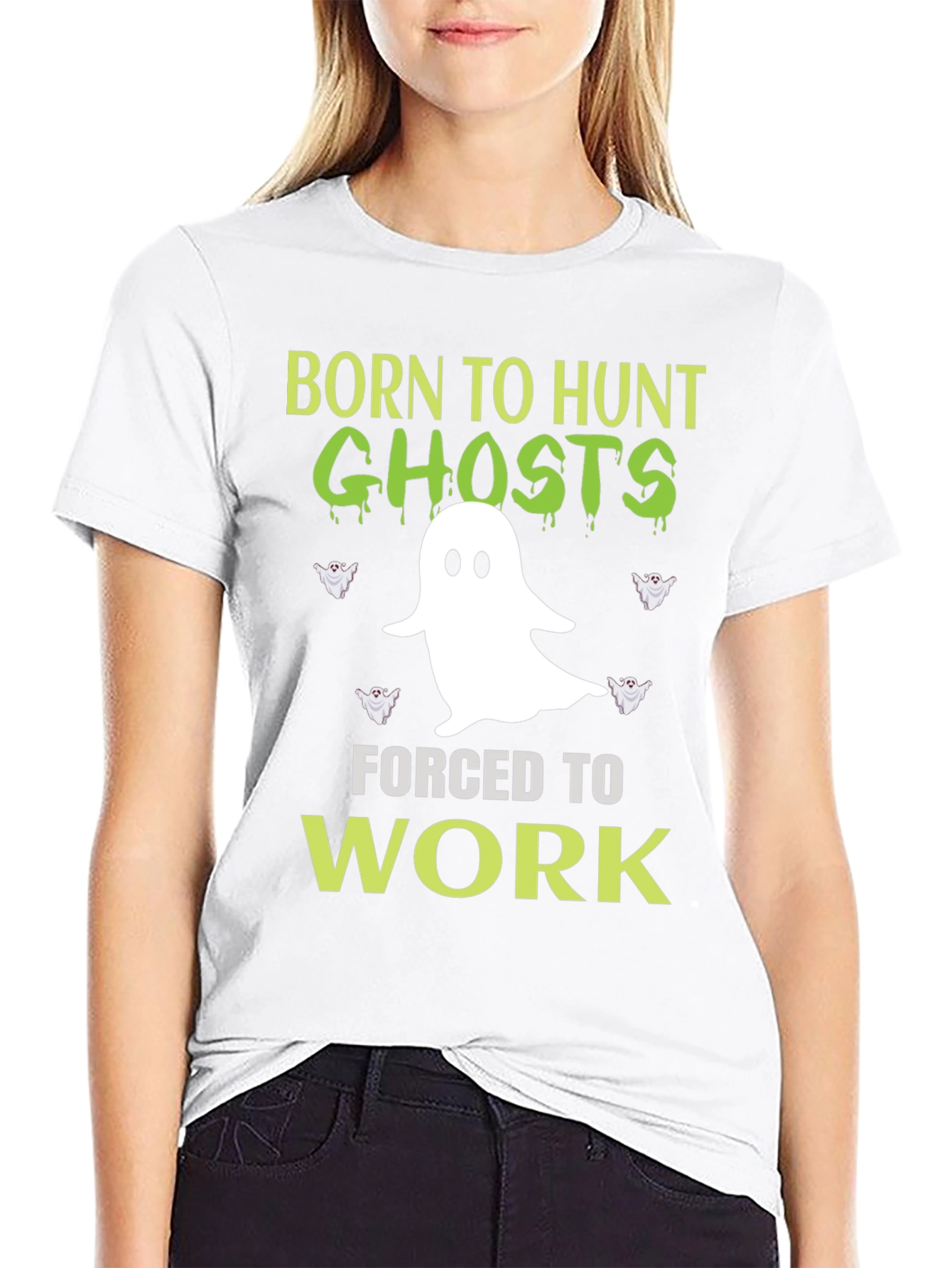 Born to Hunt Ghosts Mens Graphic T-Shirt