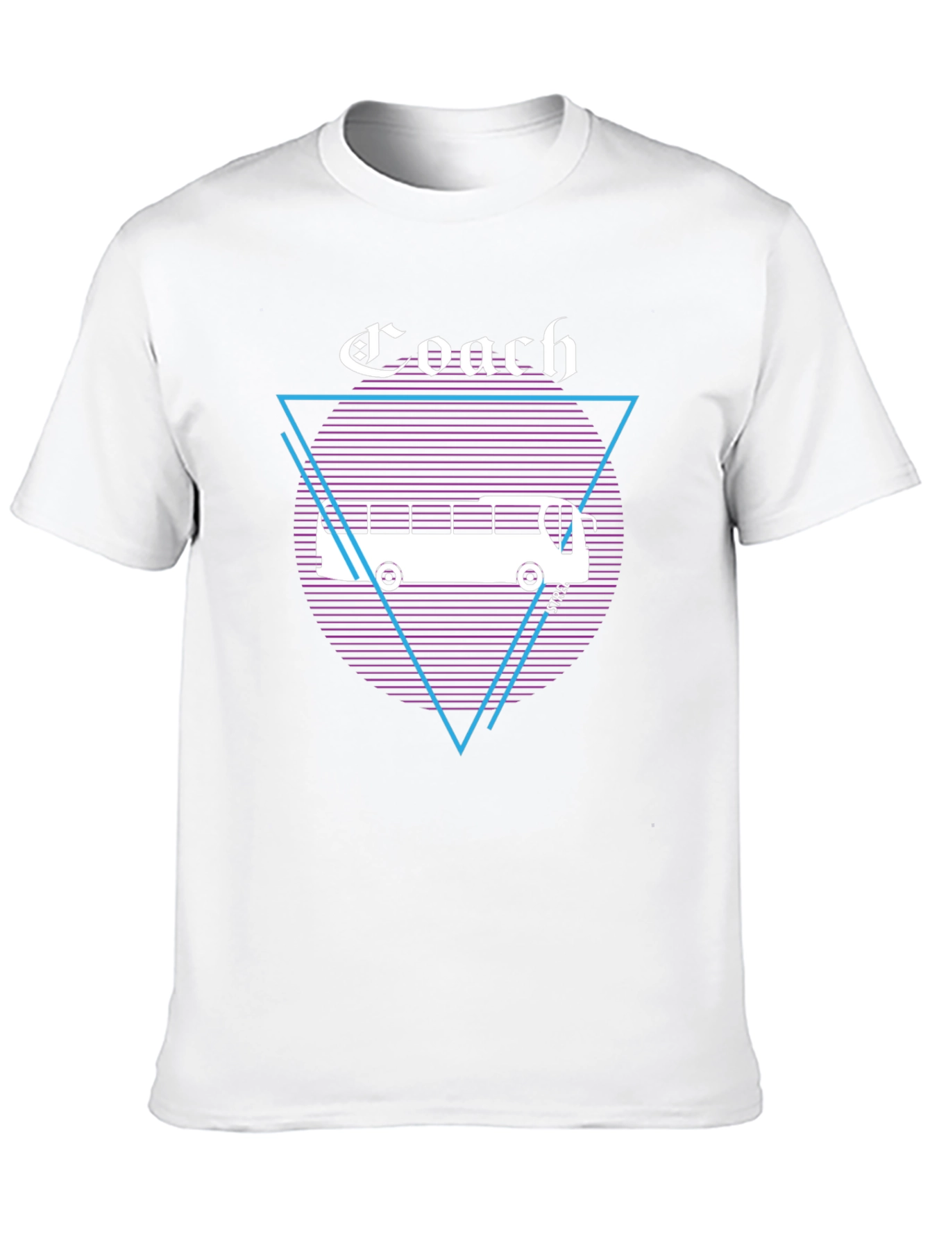Coach Graphic T-Shirt - Retro Bus Design