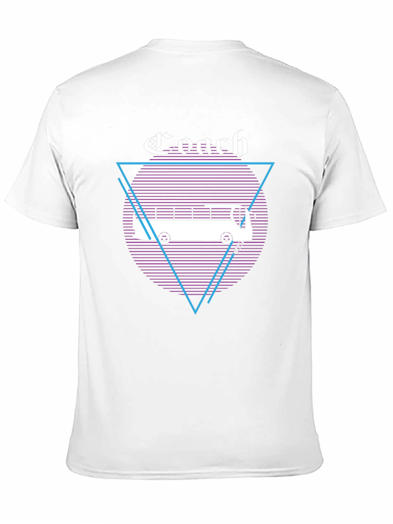 Coach Graphic T-Shirt - Retro Bus Design