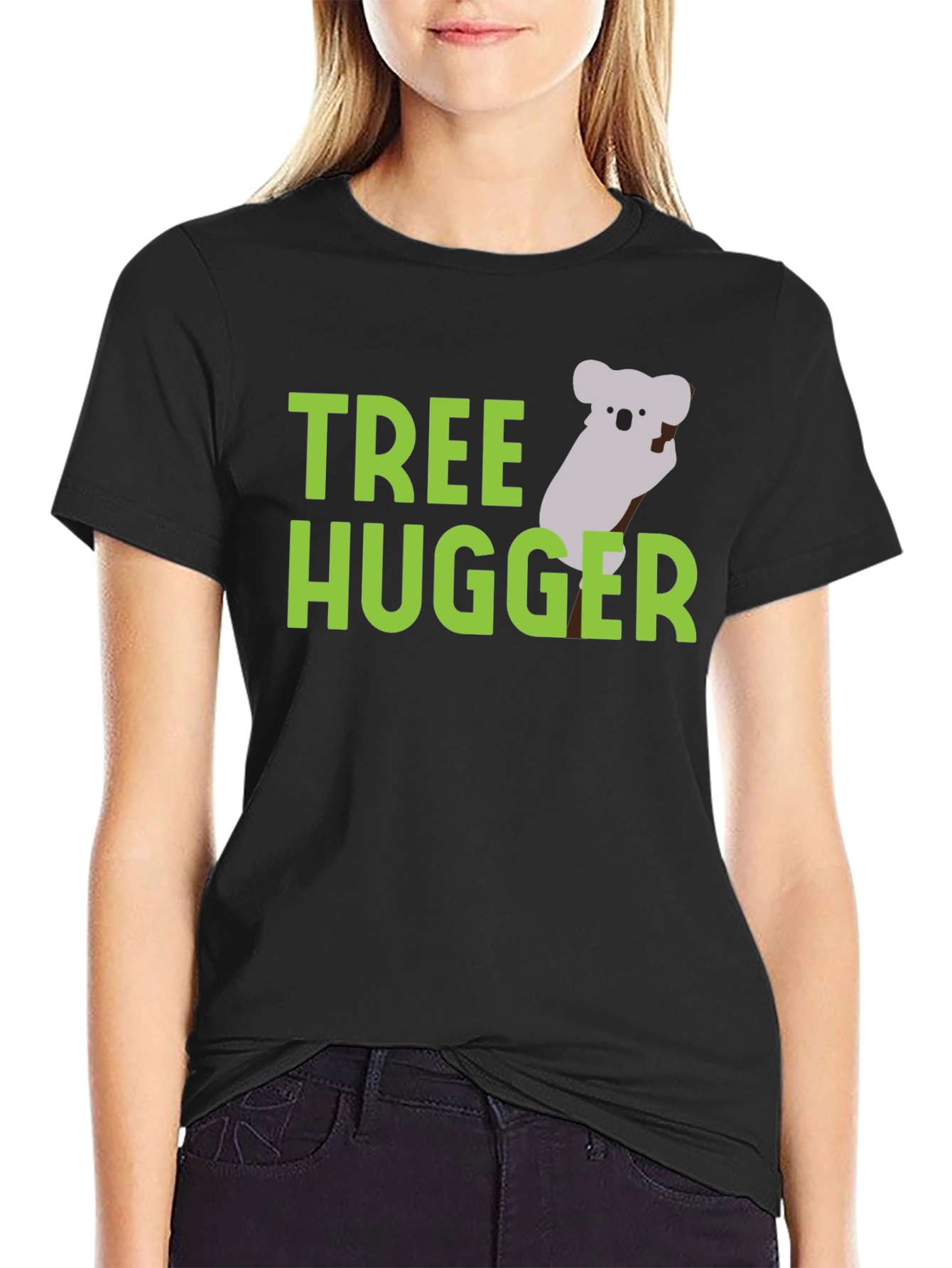 Tree Hugger Koala Graphic T-Shirt
