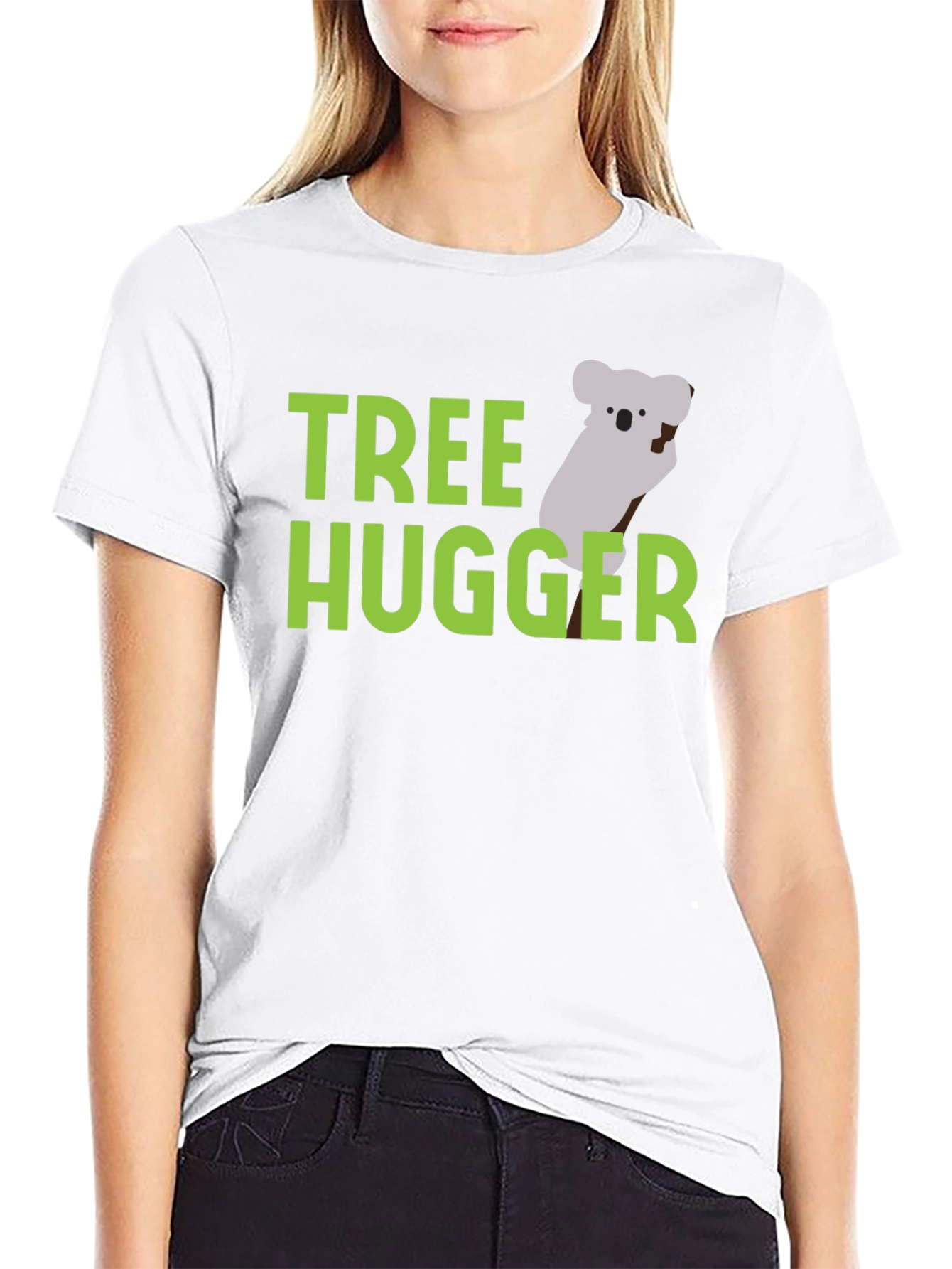 Tree Hugger Koala Graphic T-Shirt