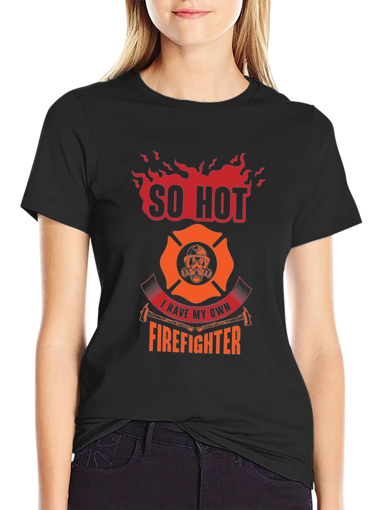 So Hot Firefighter Graphic Tee