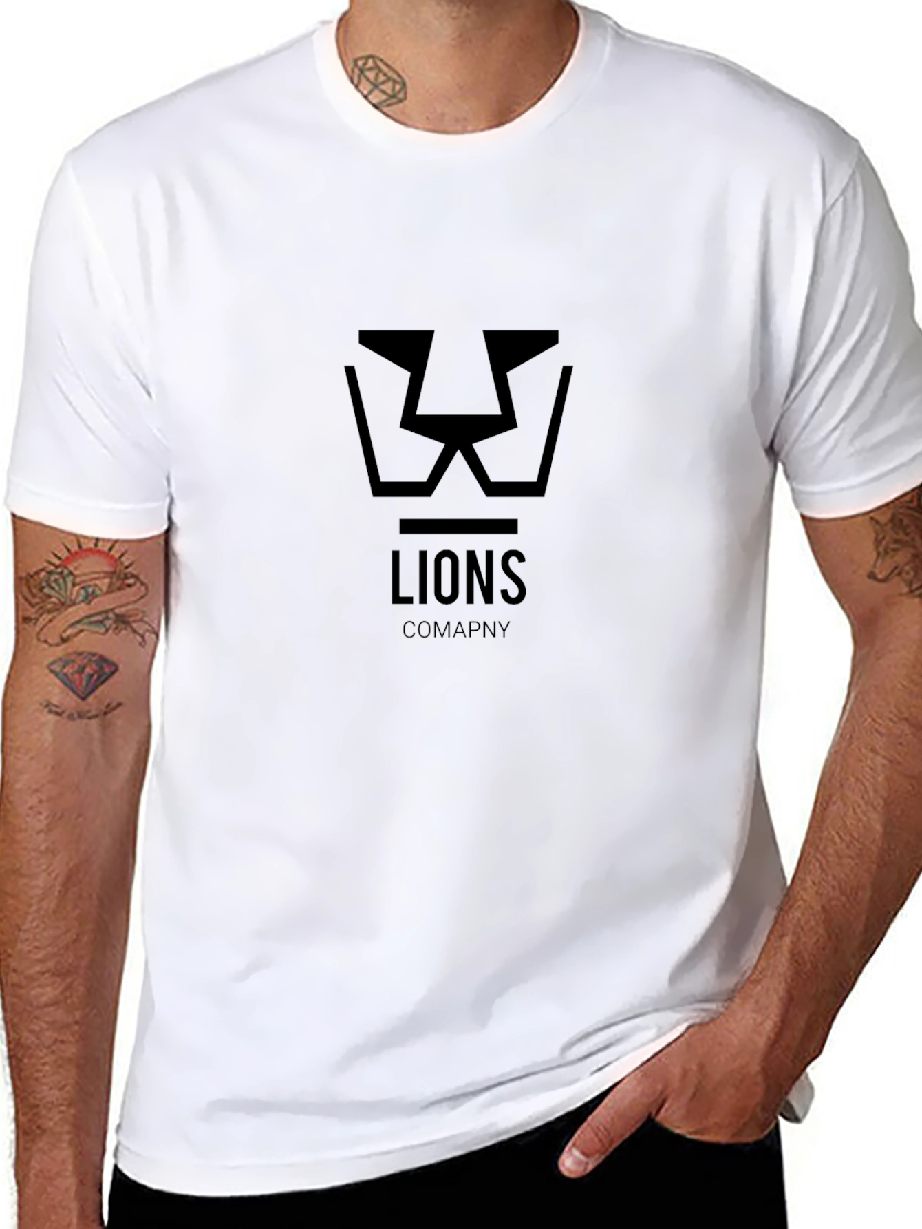 Lions Company Black T-Shirt