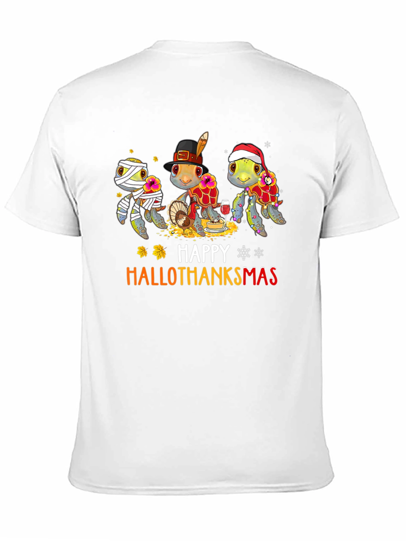 Happy Hallothanksmas Turtle Graphic Tee