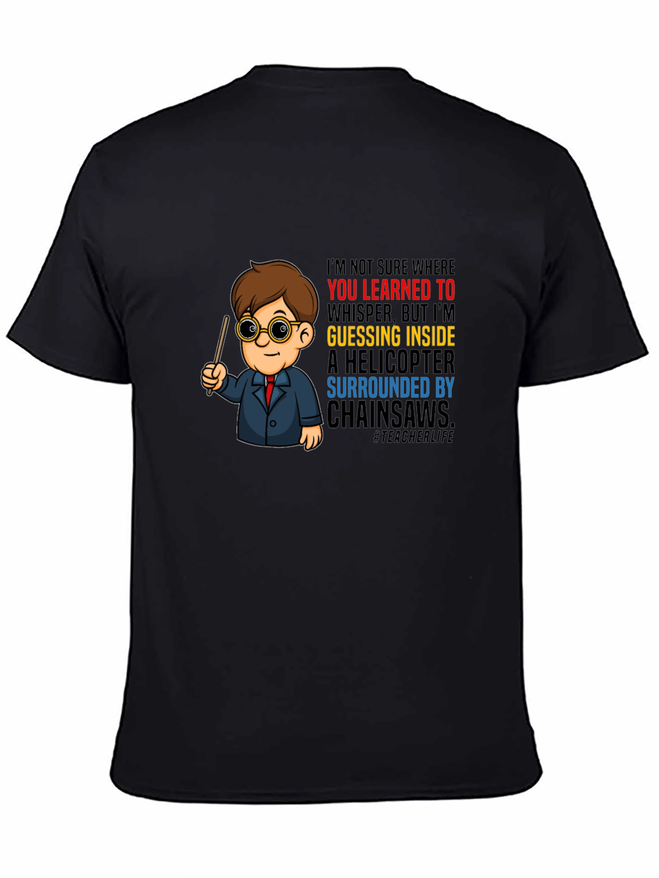 Teacher Life Cartoon T-Shirt