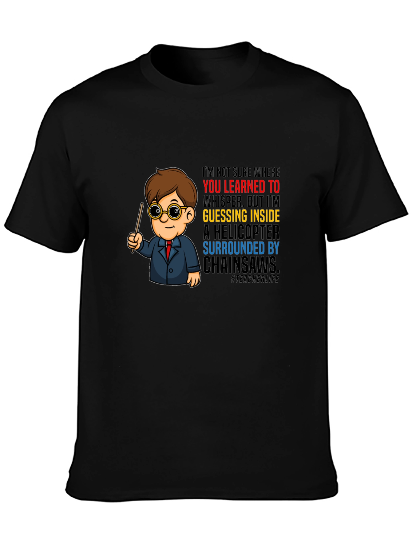 Teacher Life Cartoon T-Shirt