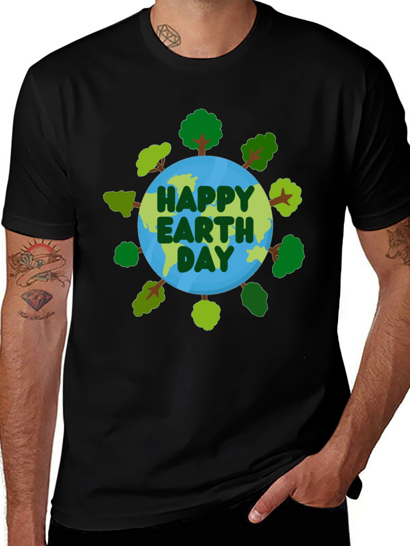 Happy Earth Day T-Shirt - Environmental Awareness Tee