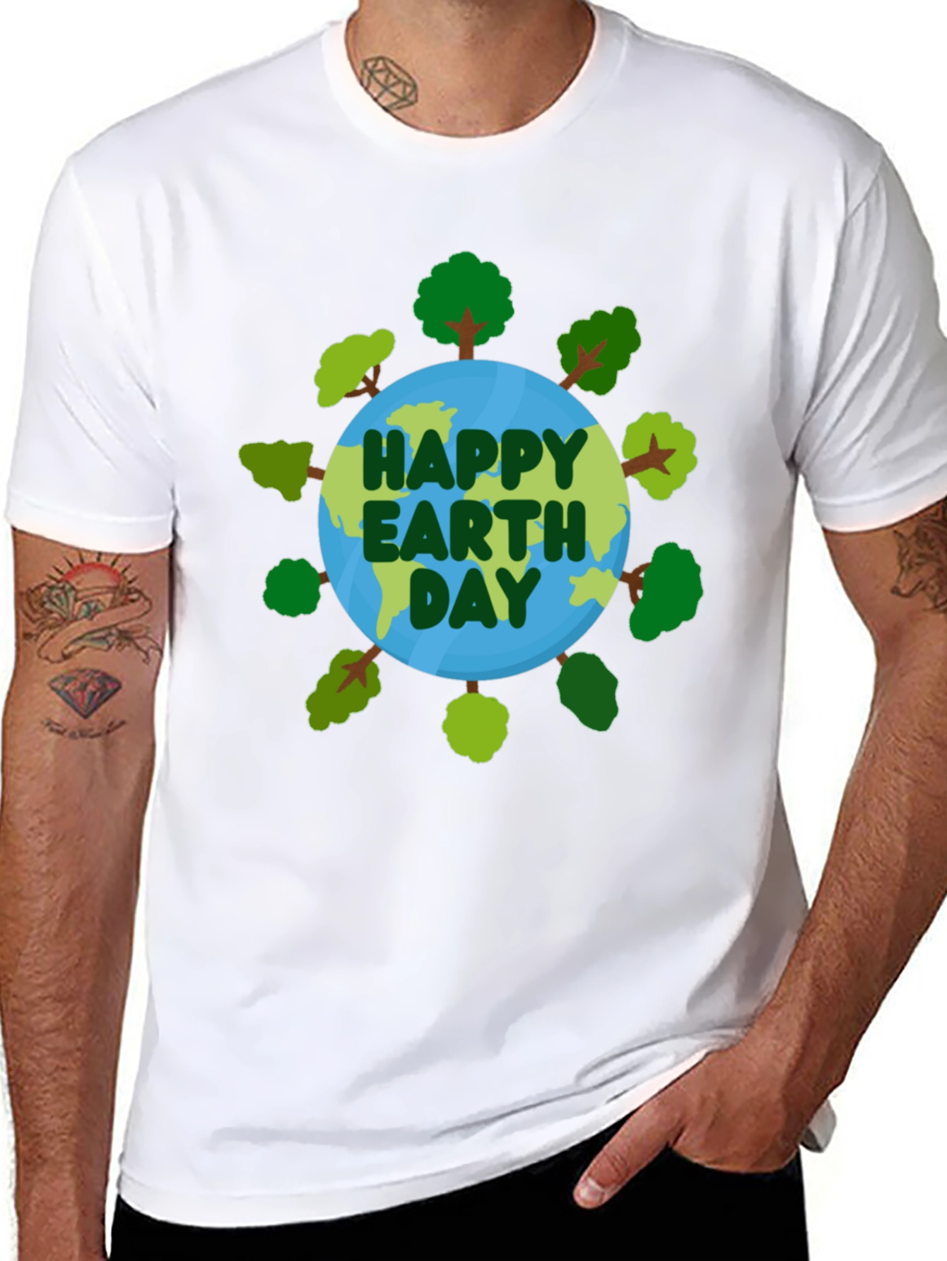 Happy Earth Day T-Shirt - Environmental Awareness Tee
