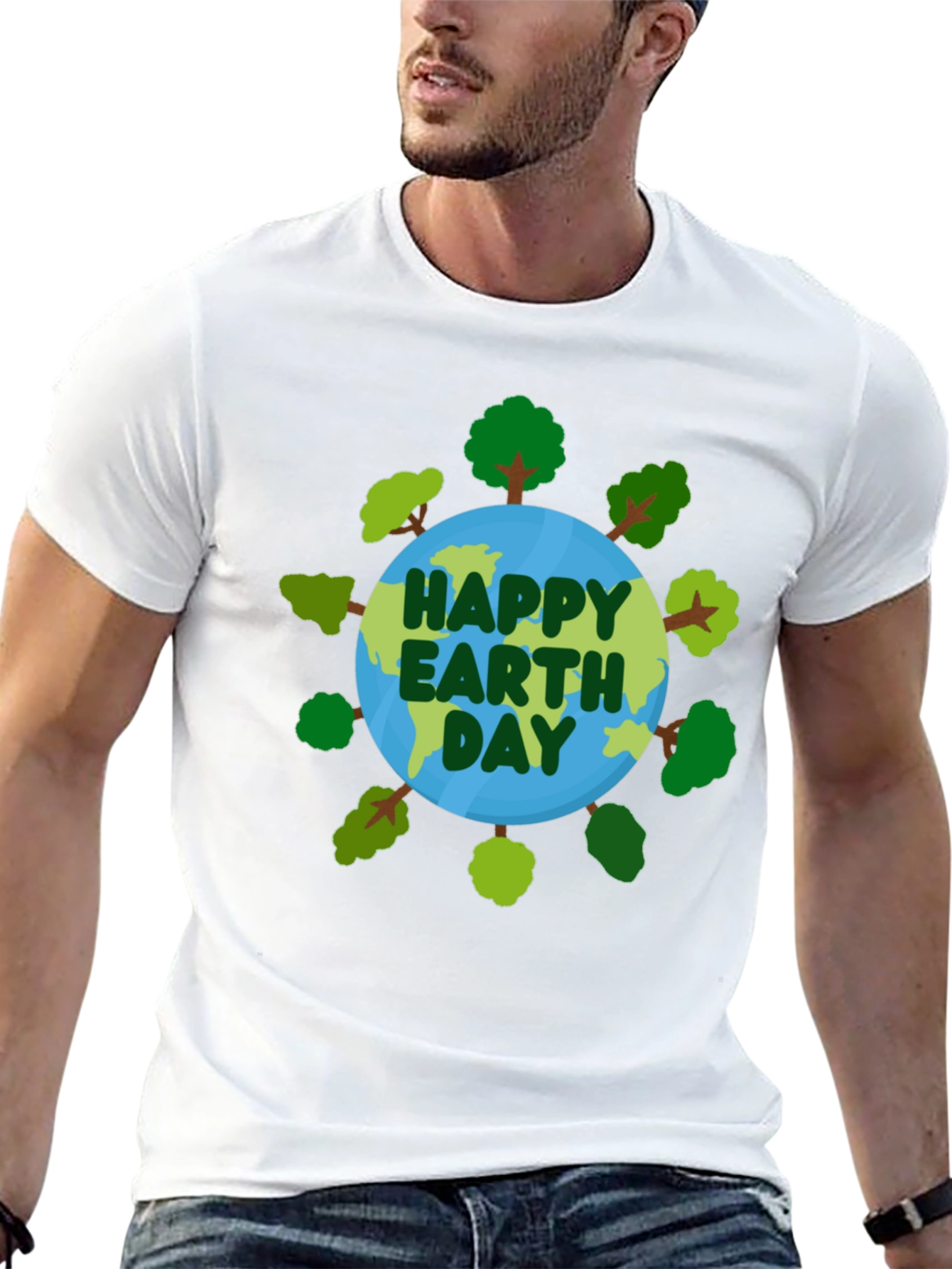 Happy Earth Day T-Shirt - Environmental Awareness Tee