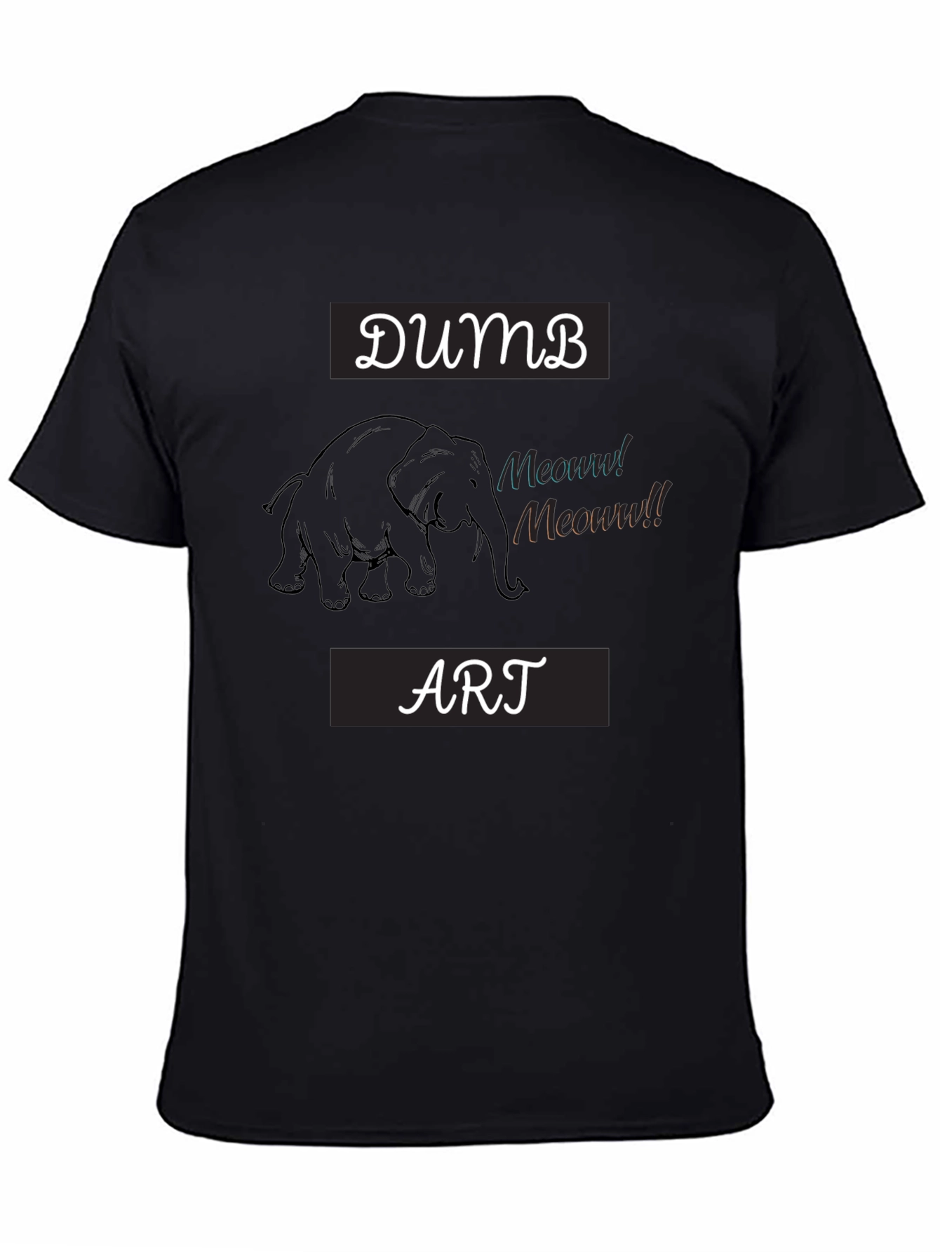 Dumb Art Elephant Graphic Tee