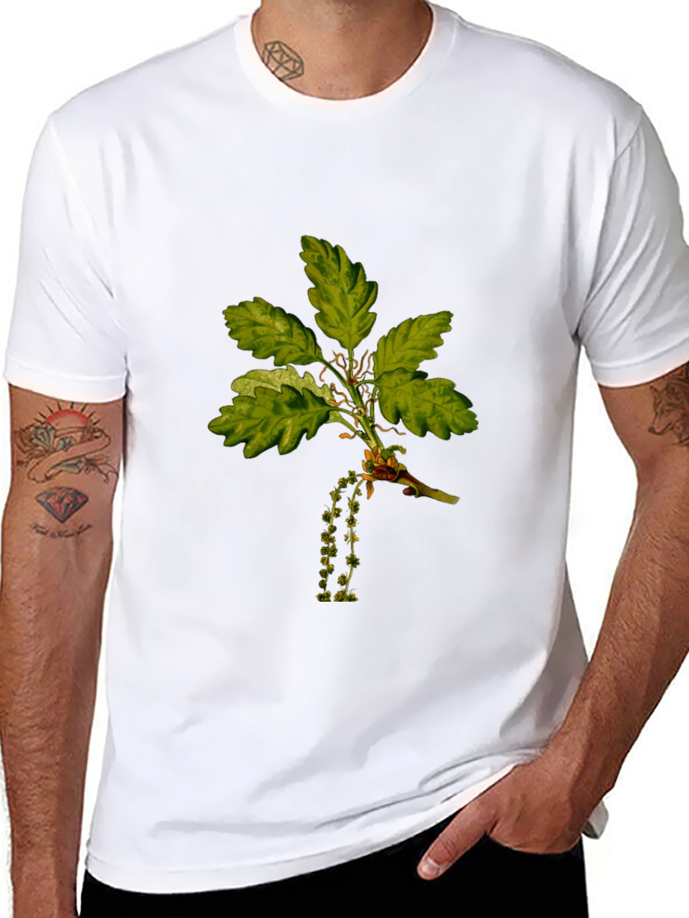 Nature Inspired Black T-Shirt
