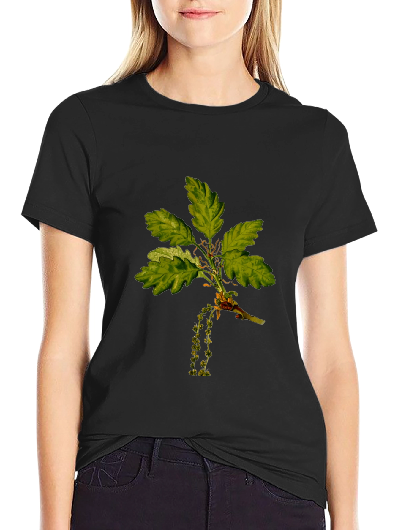 Nature Inspired Black T-Shirt
