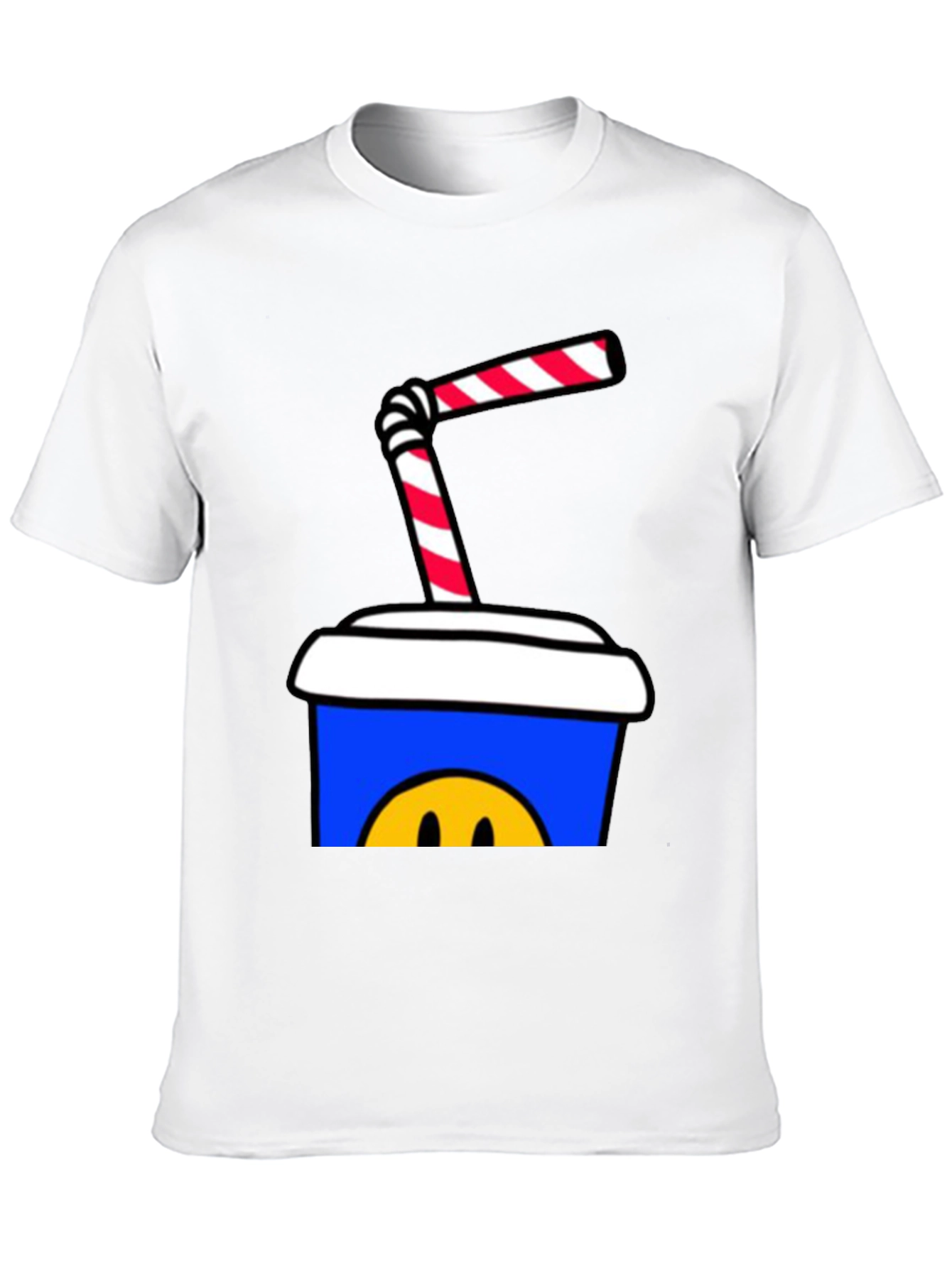 Cartoon Soda Cup T-Shirt - Fun Graphic Tee