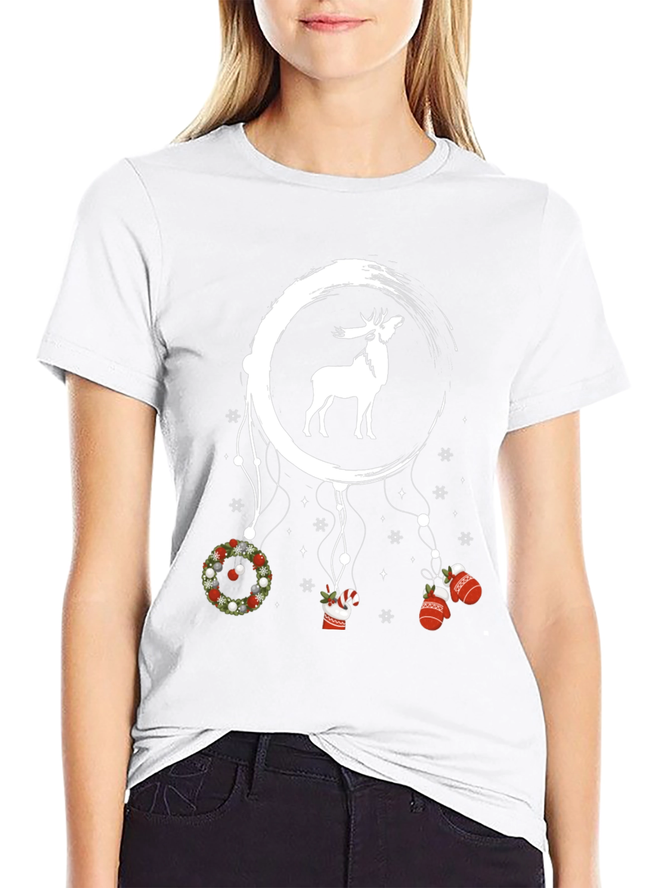 Holiday Deer Dreamcatcher T-Shirt