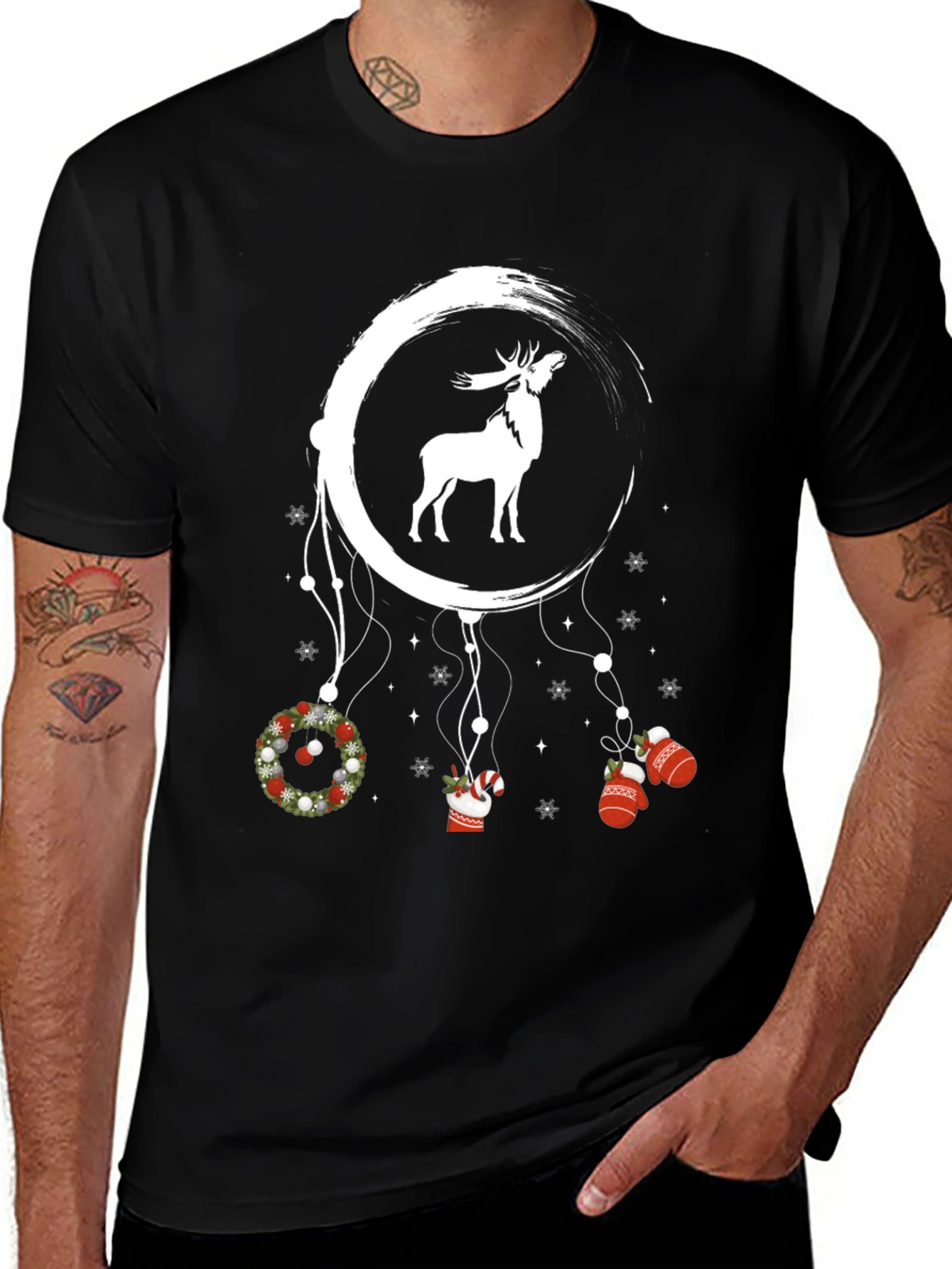 Holiday Deer Dreamcatcher T-Shirt