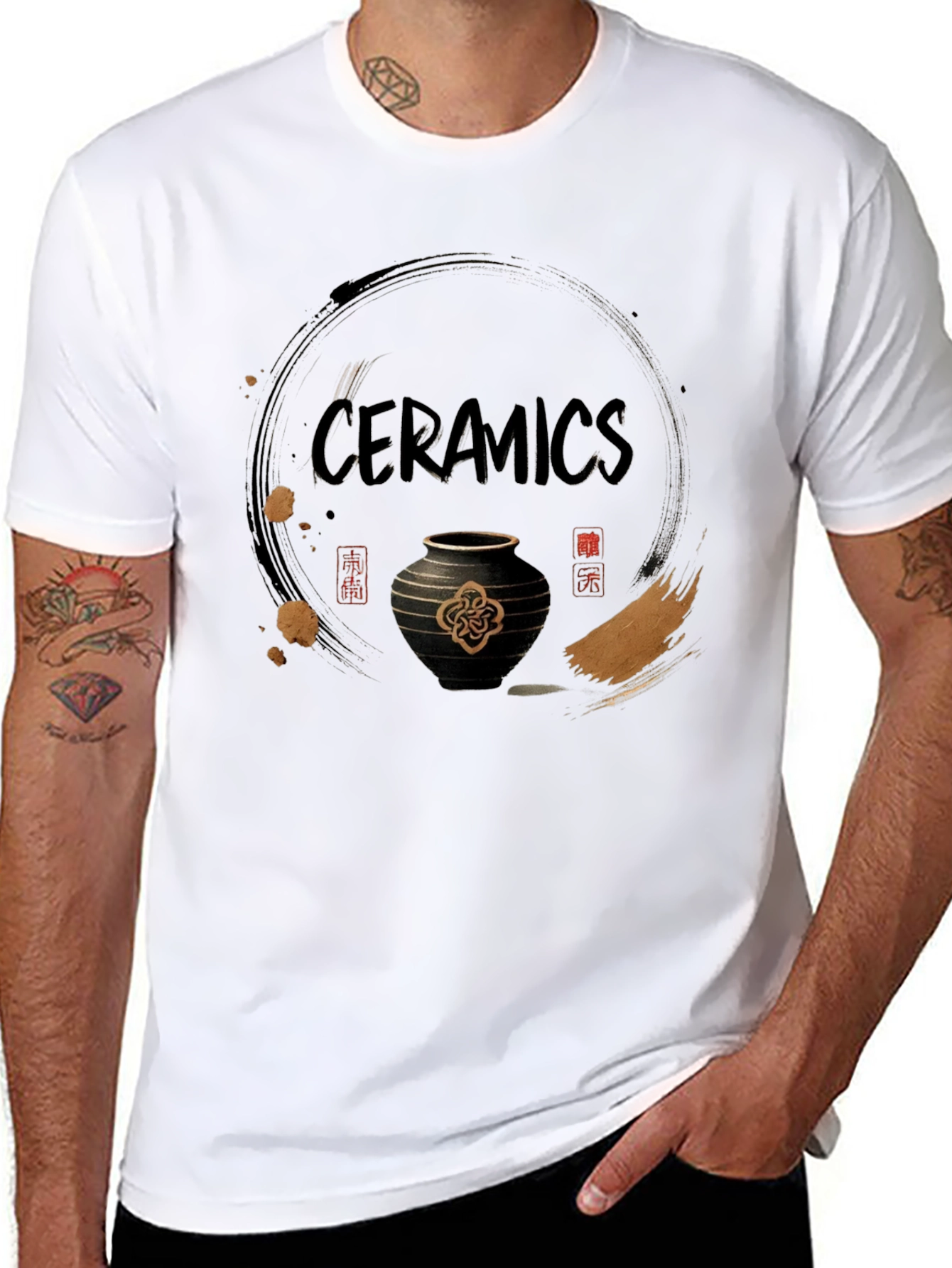 Ceramics Art T-Shirt: Unique Pottery Design