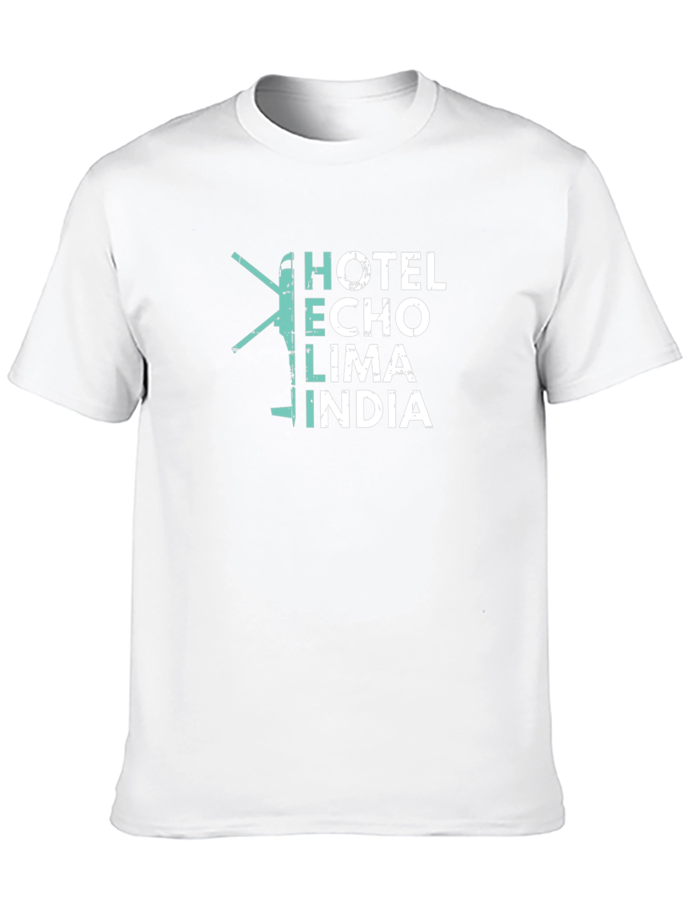 Helicopter Hotel Echo Lima India T-Shirt