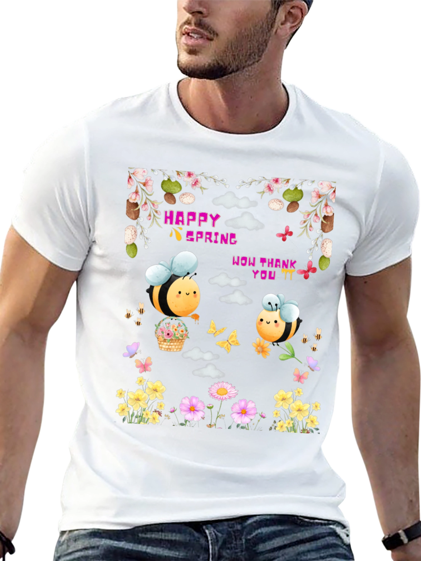 Happy Spring Bee Graphic Tee