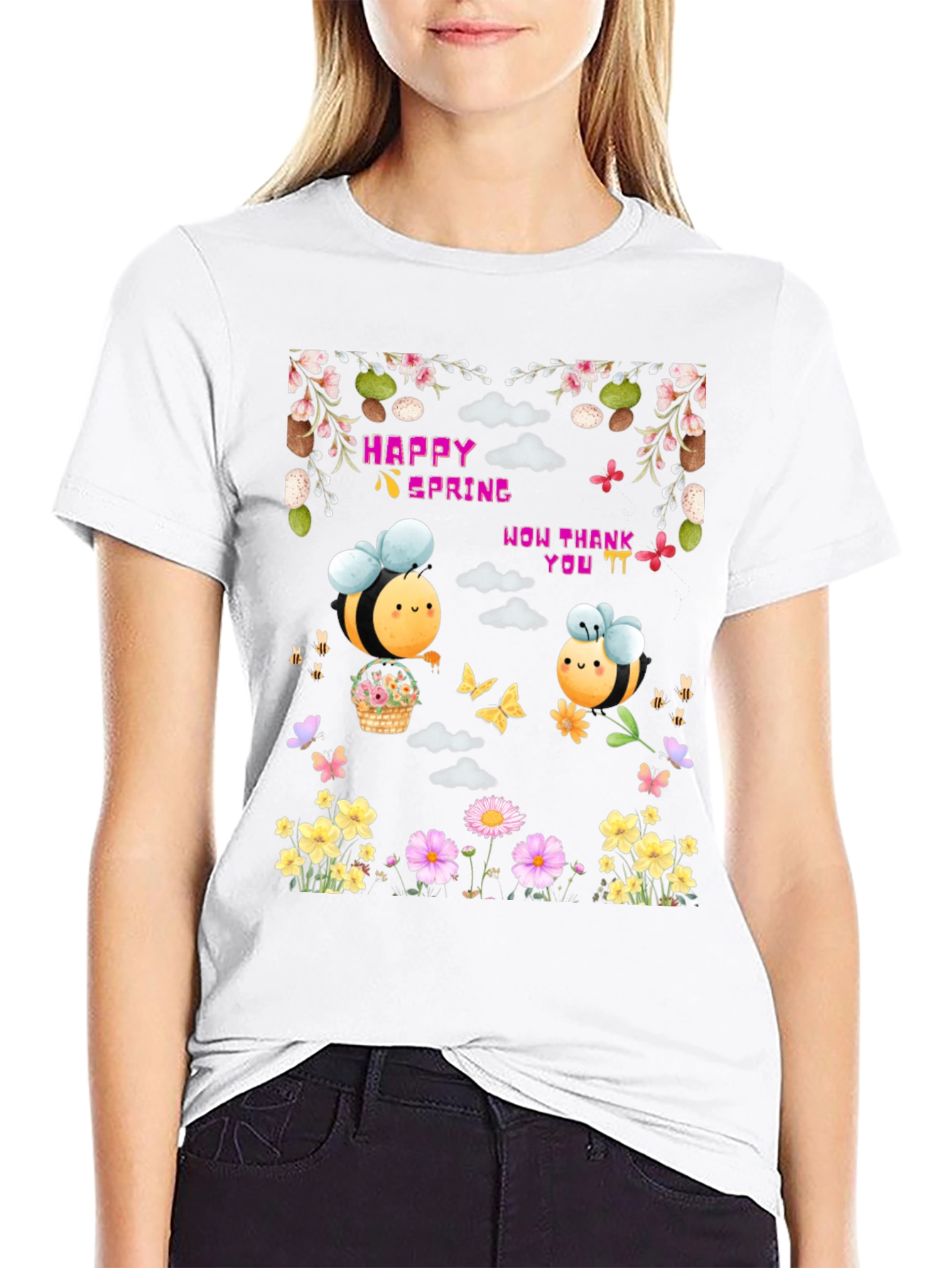 Happy Spring Bee Graphic Tee