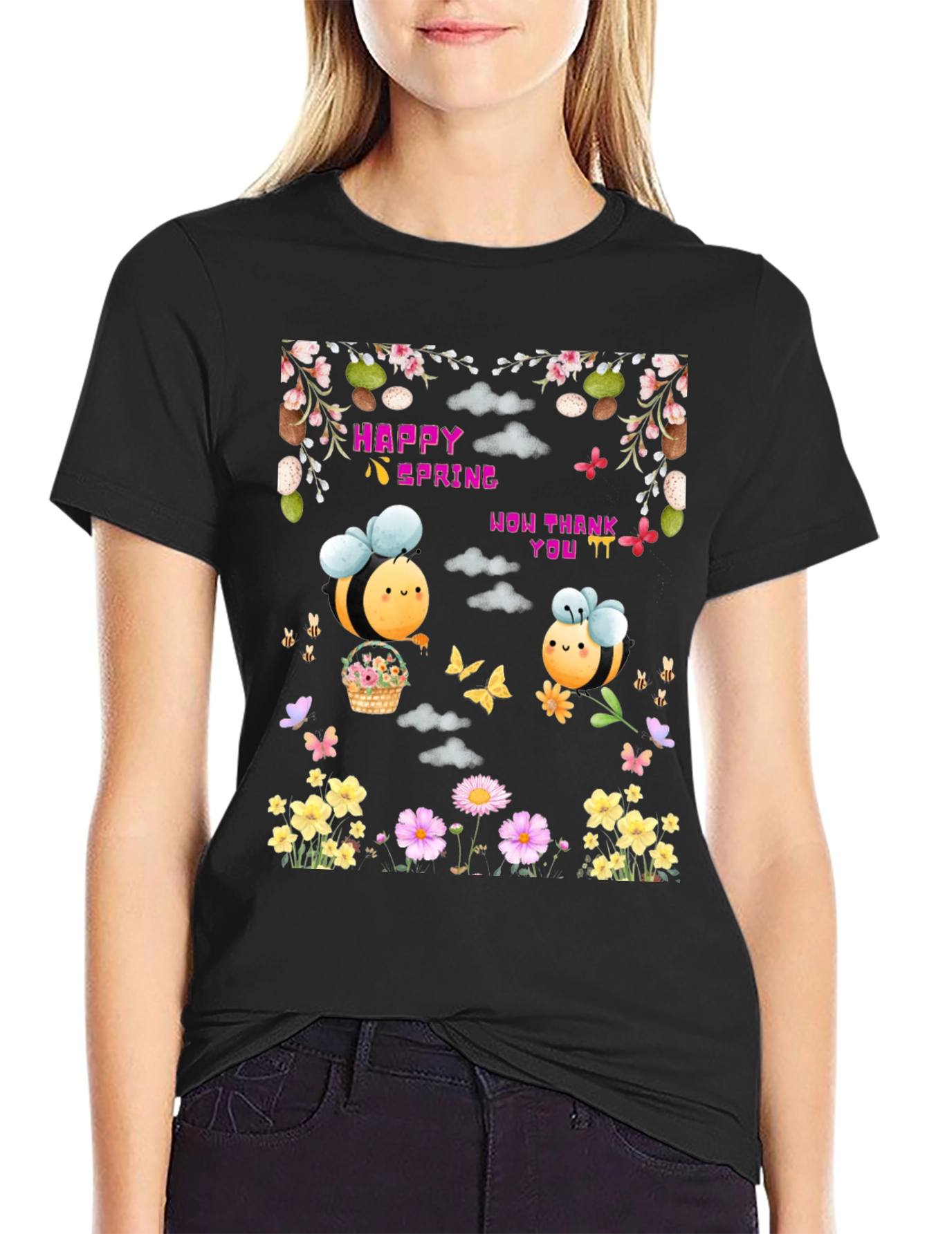 Happy Spring Bee Graphic Tee