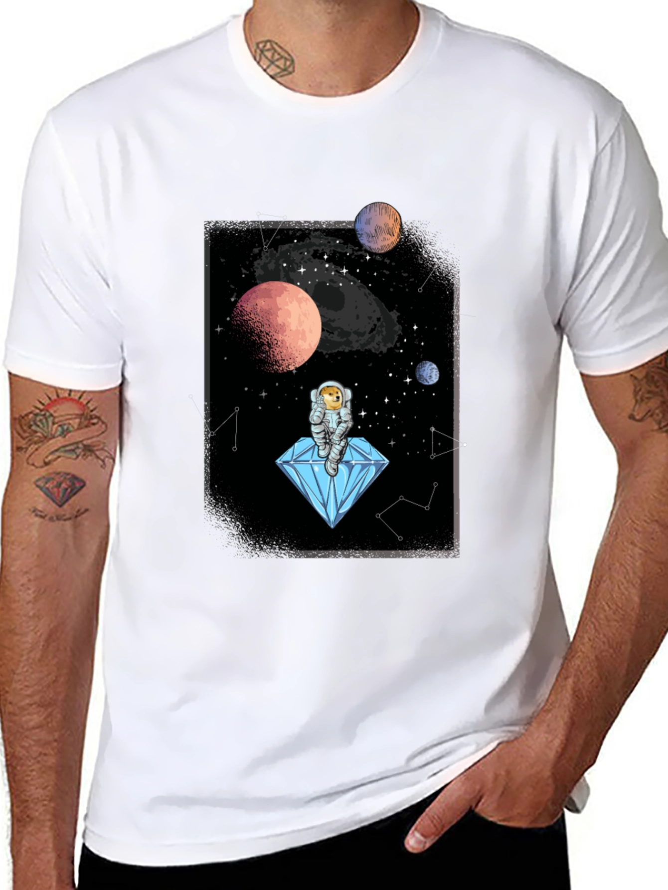 Space Doge Diamond T-Shirt