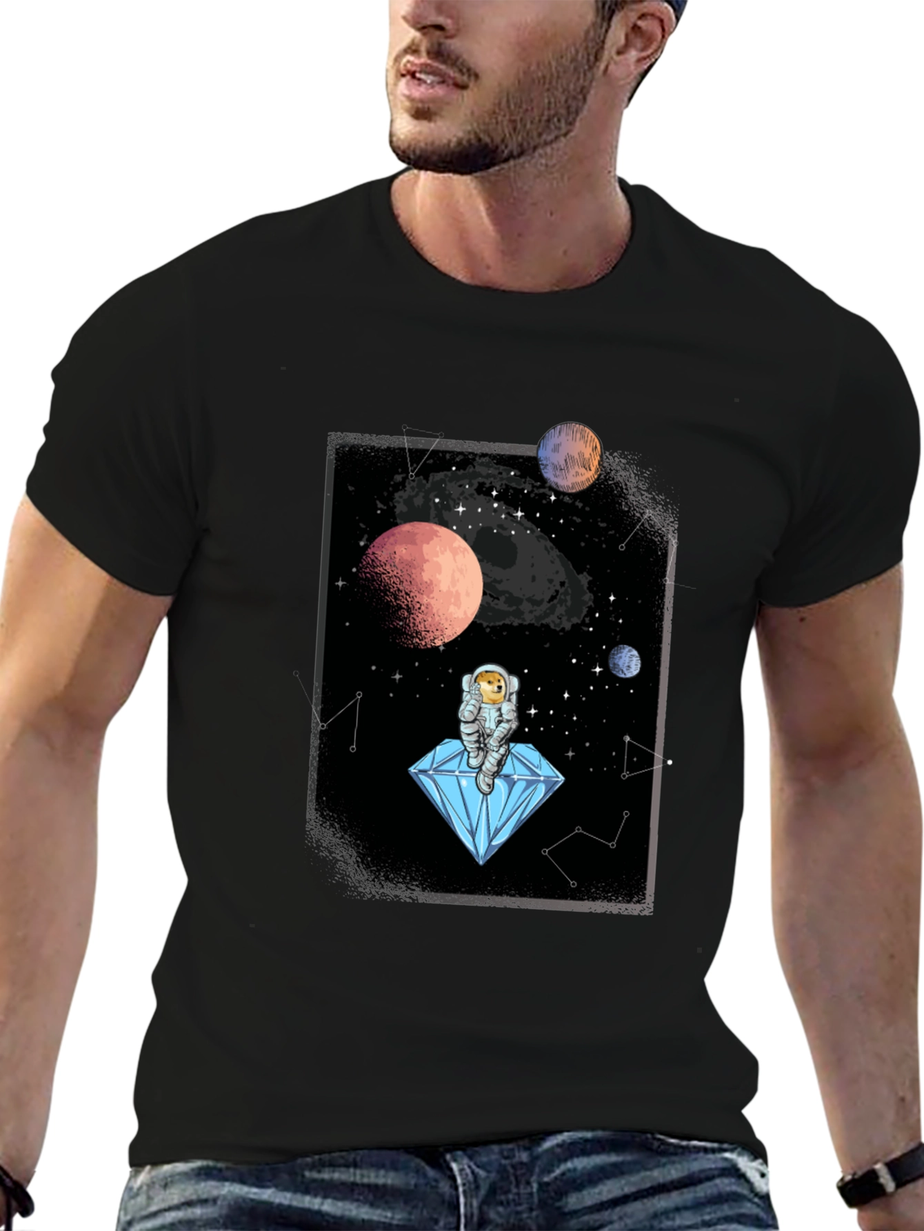 Space Doge Diamond T-Shirt