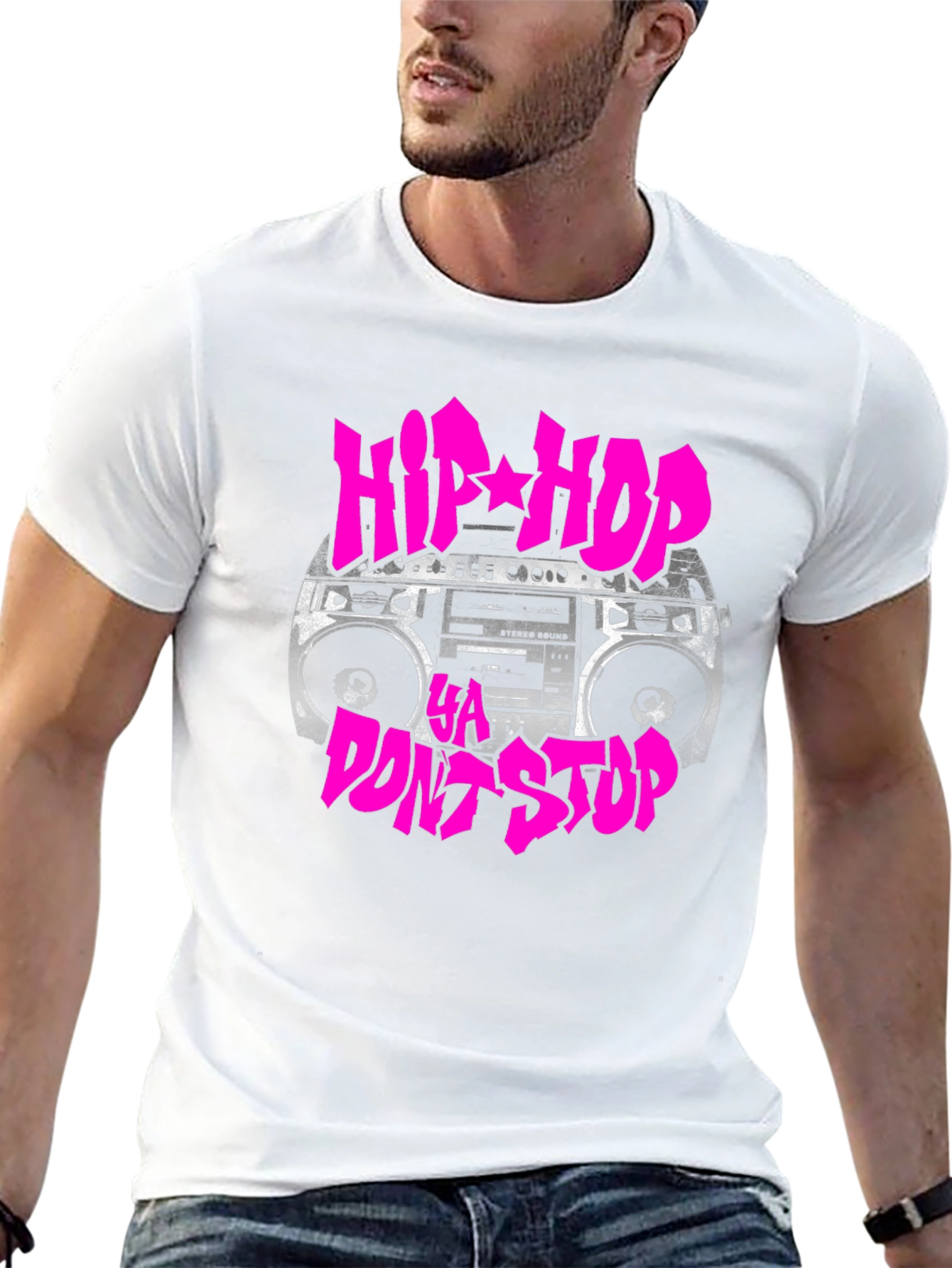 Hip Hop Ya Dont Stop Graphic T-Shirt