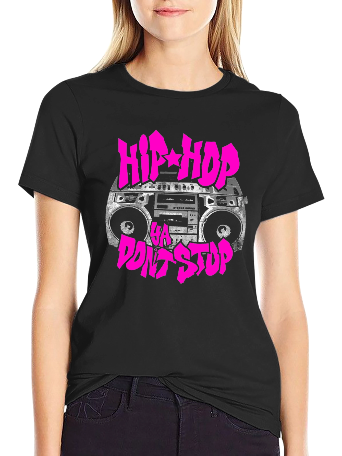 Hip Hop Ya Dont Stop Graphic T-Shirt