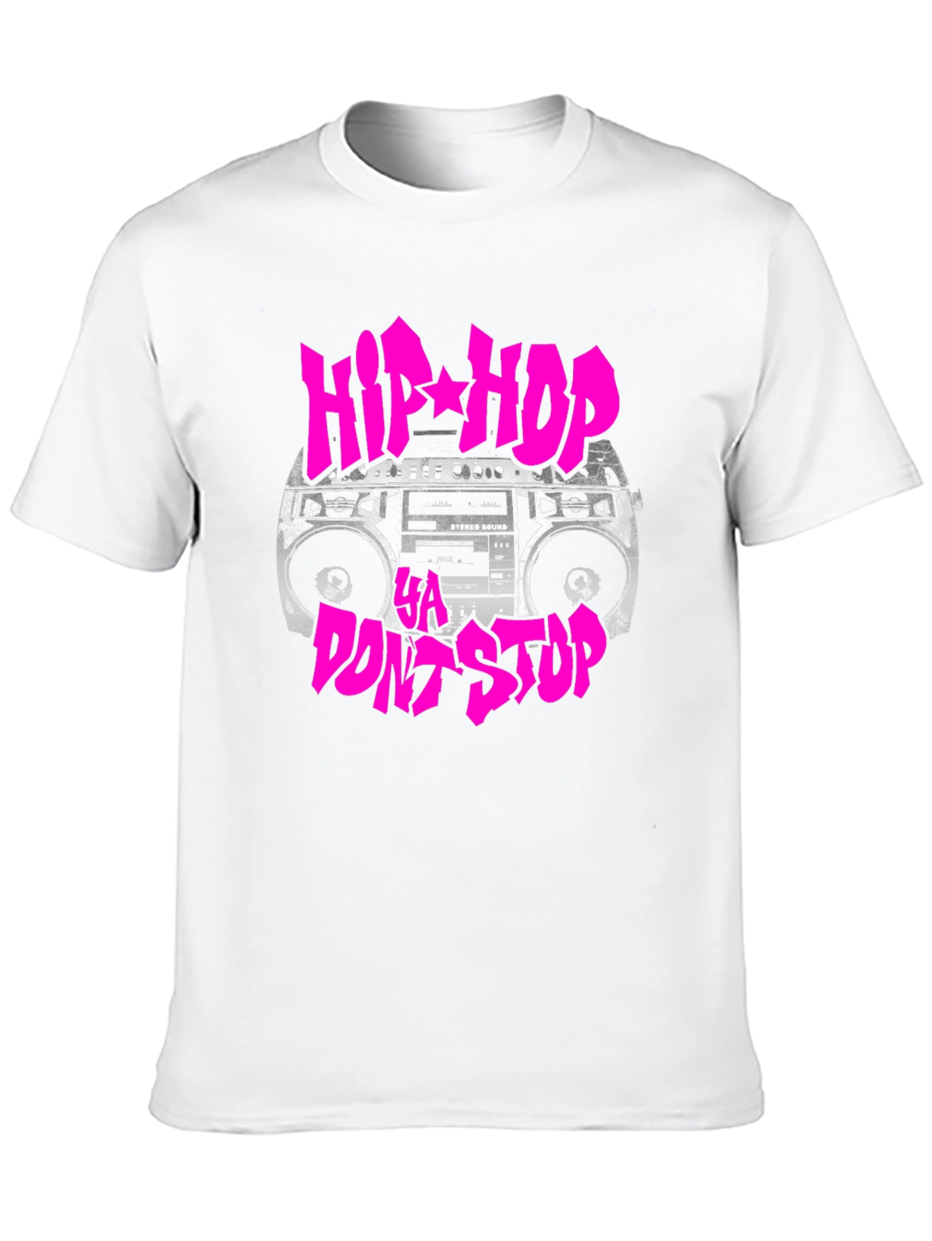 Hip Hop Ya Dont Stop Graphic T-Shirt
