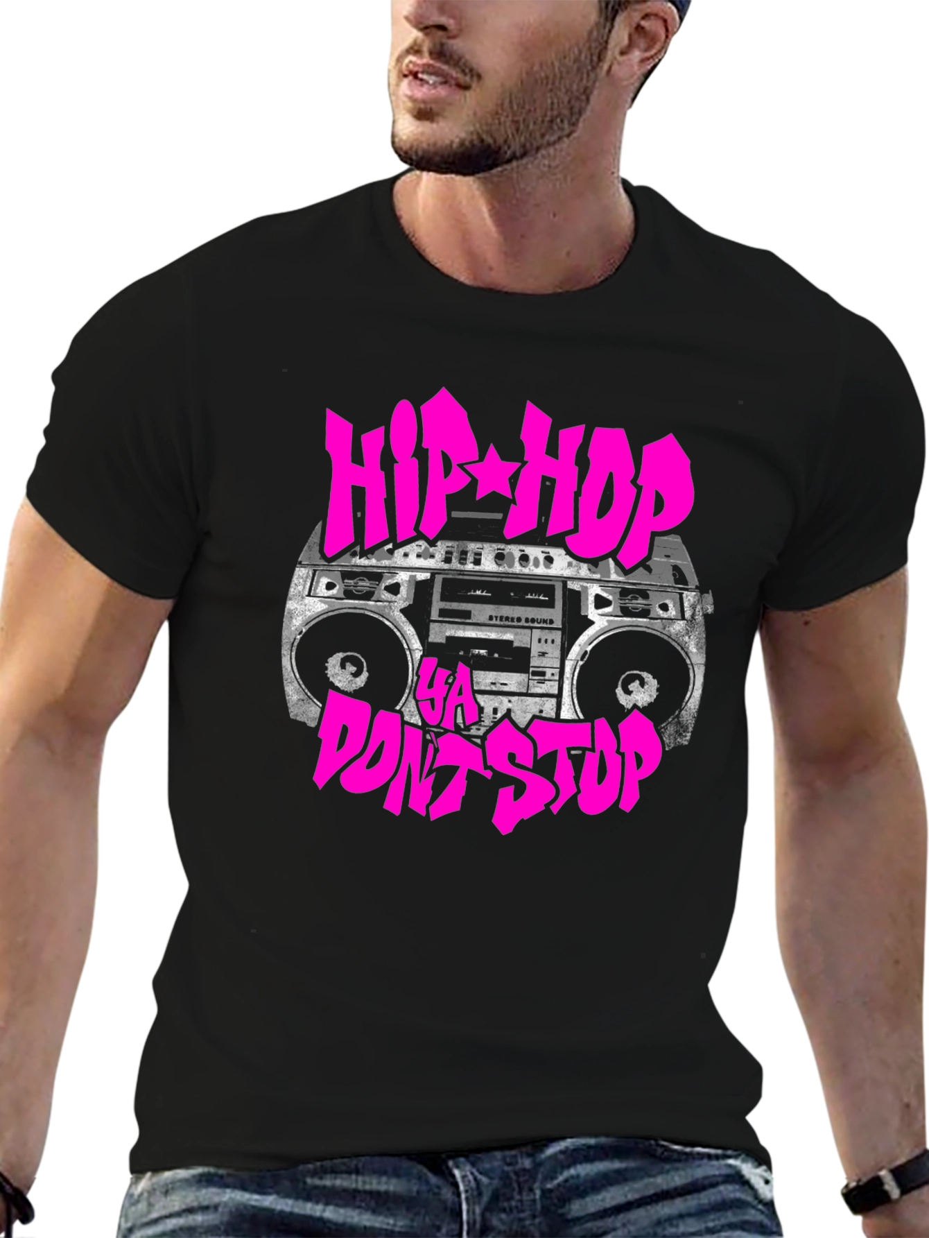 Hip Hop Ya Dont Stop Graphic T-Shirt