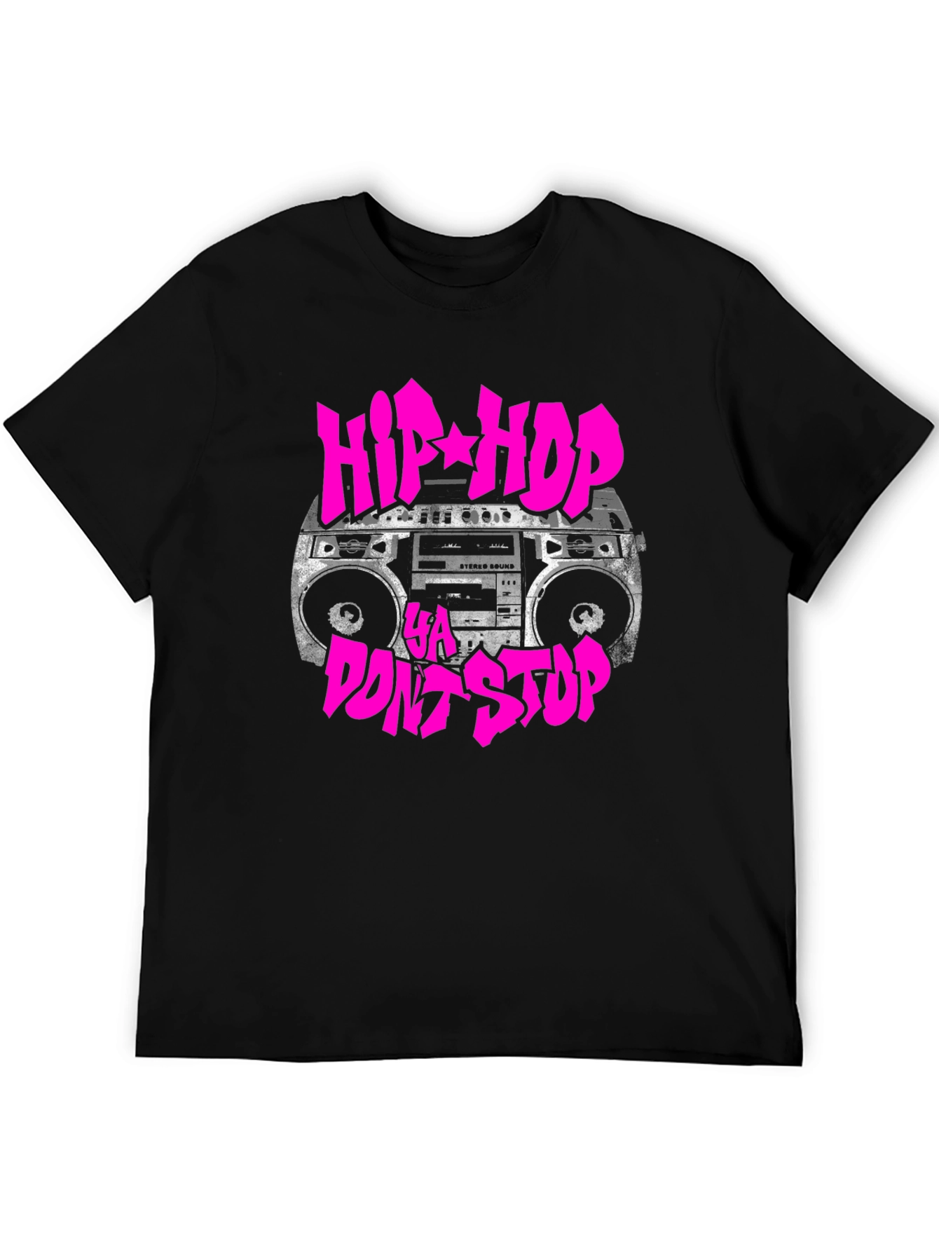 Hip Hop Ya Dont Stop Graphic T-Shirt