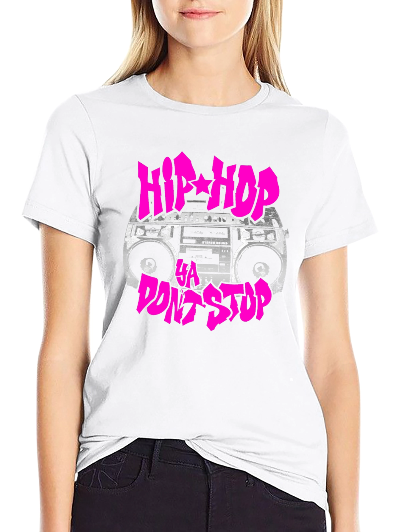 Hip Hop Ya Dont Stop Graphic T-Shirt