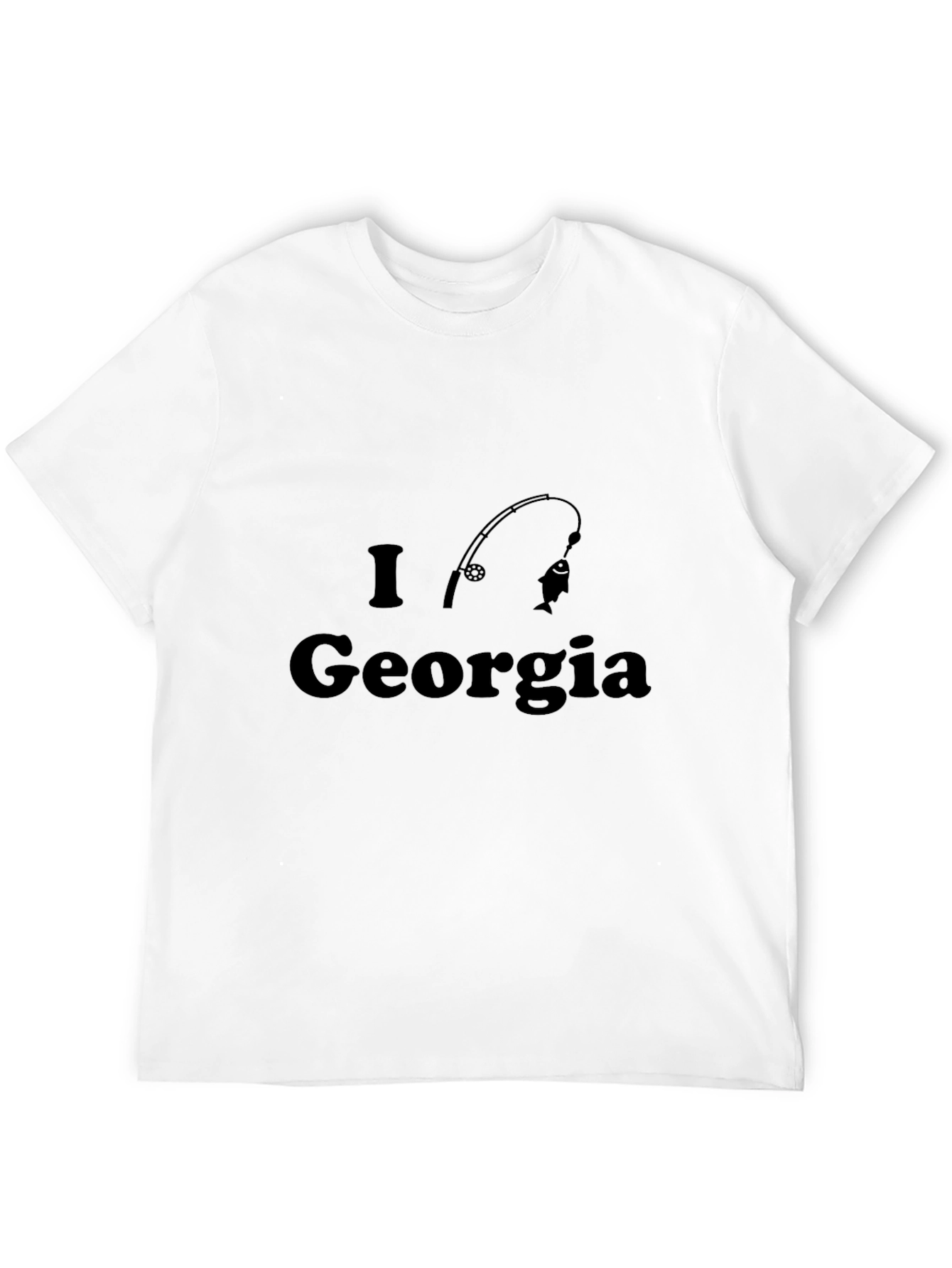 I Love Georgia Fishing T-Shirt
