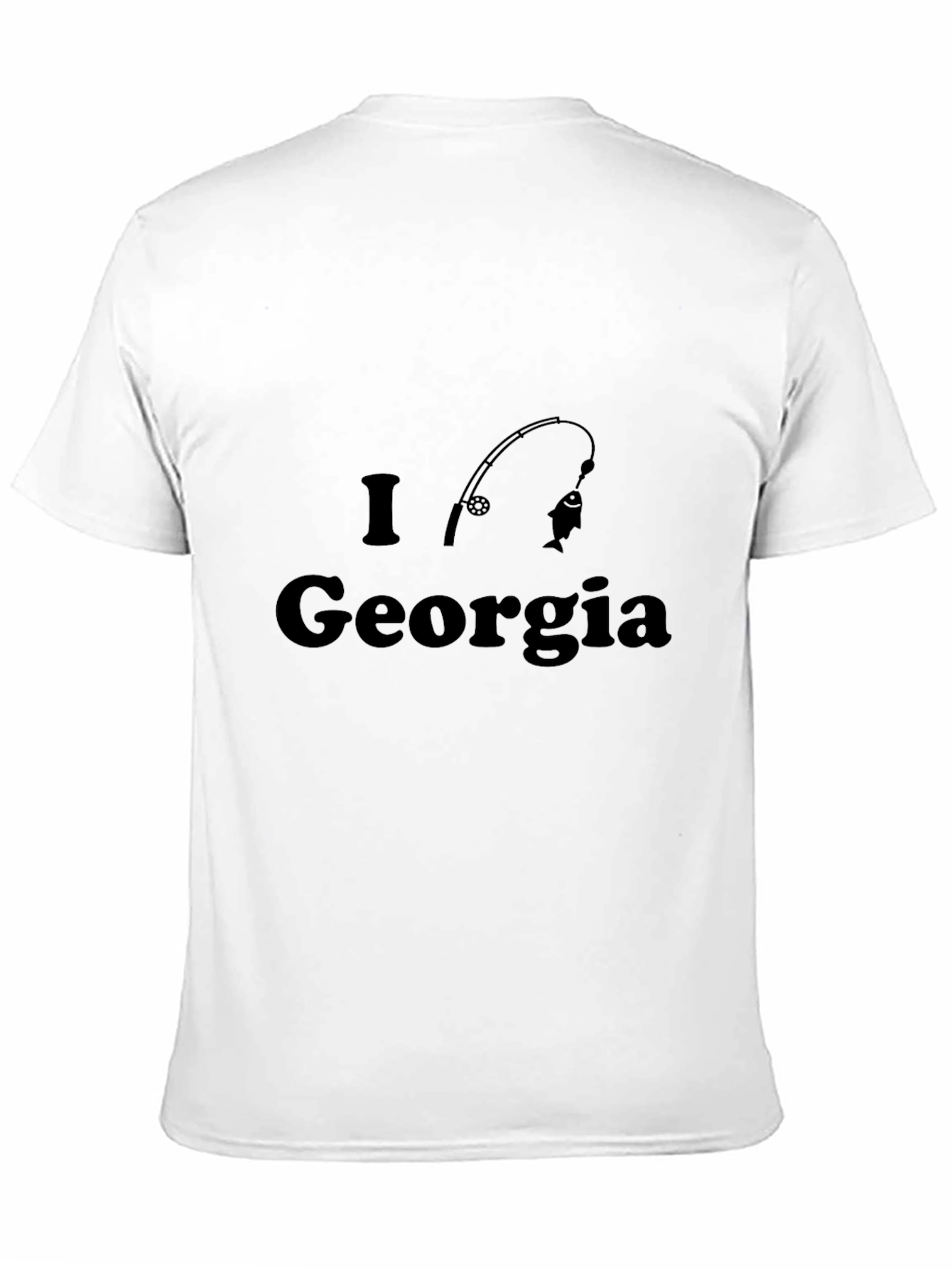 I Love Georgia Fishing T-Shirt