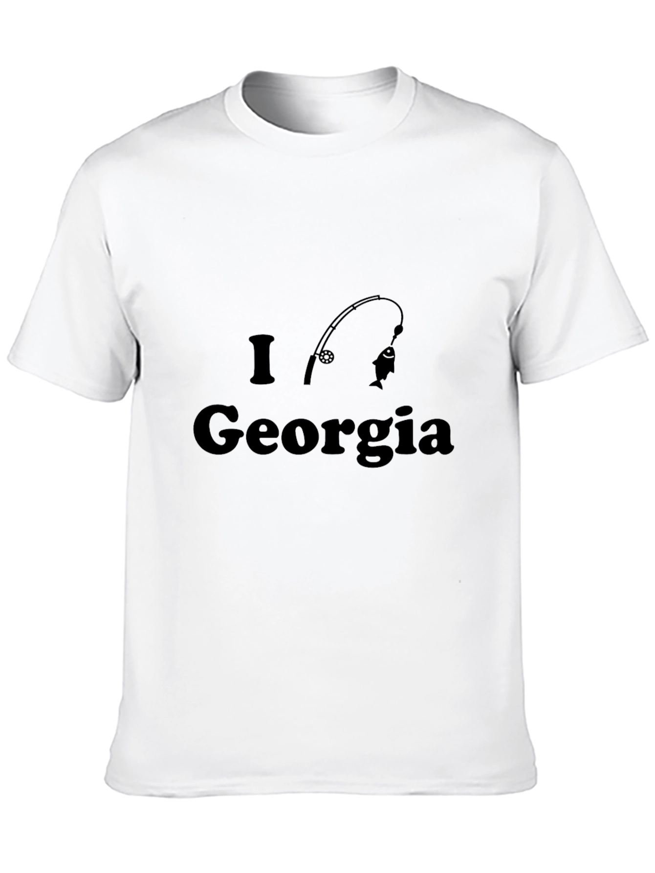 I Love Georgia Fishing T-Shirt