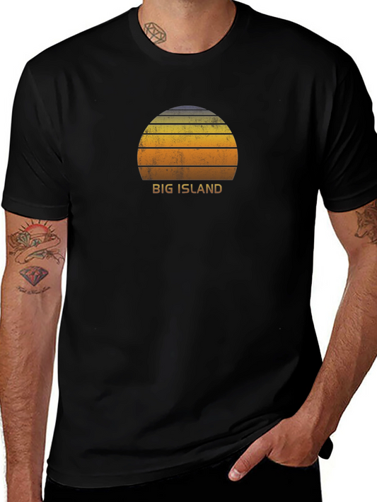 Big Island Retro Sunset Tee