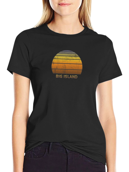 Big Island Retro Sunset Tee