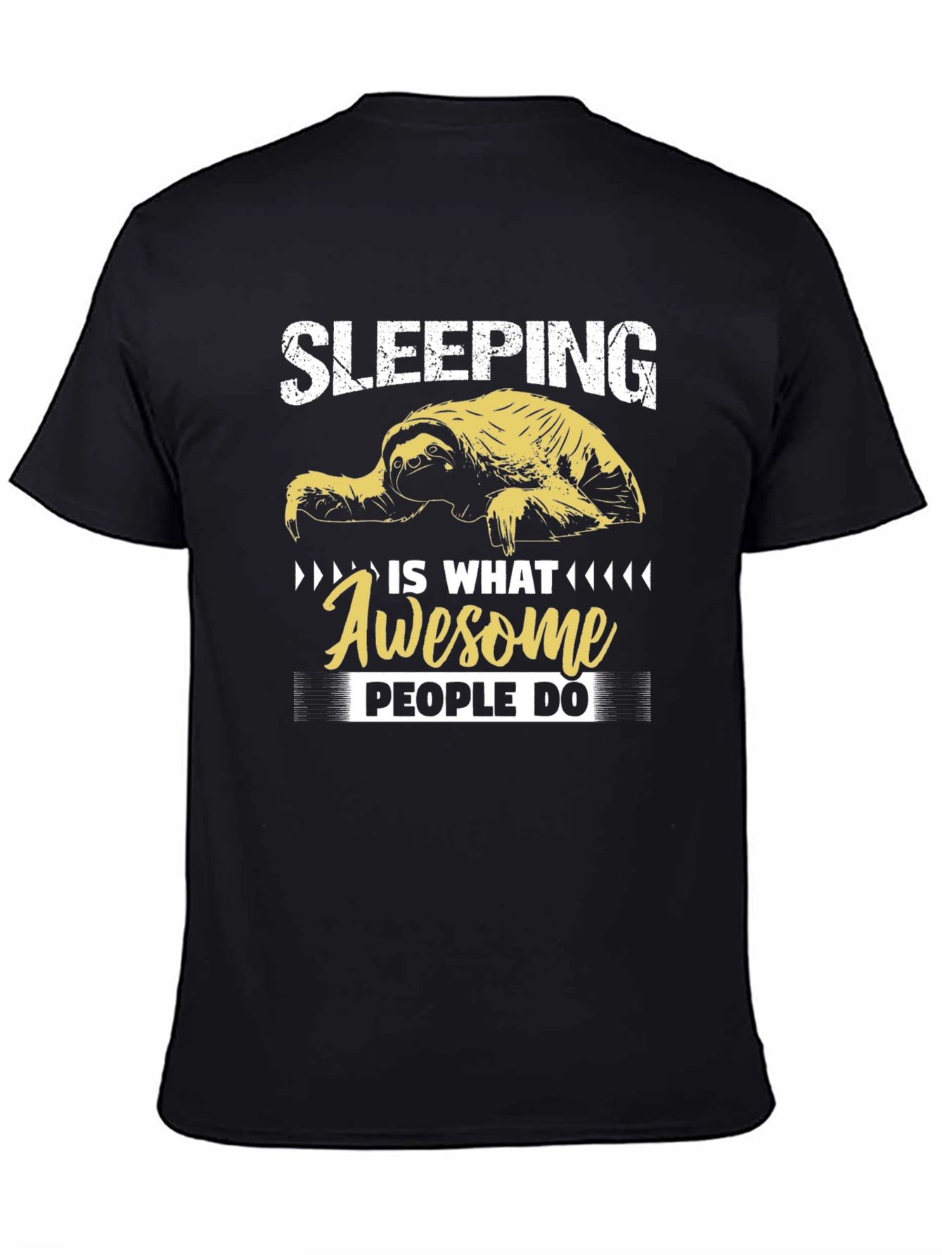 Sleeping Sloth Awesome People Tee