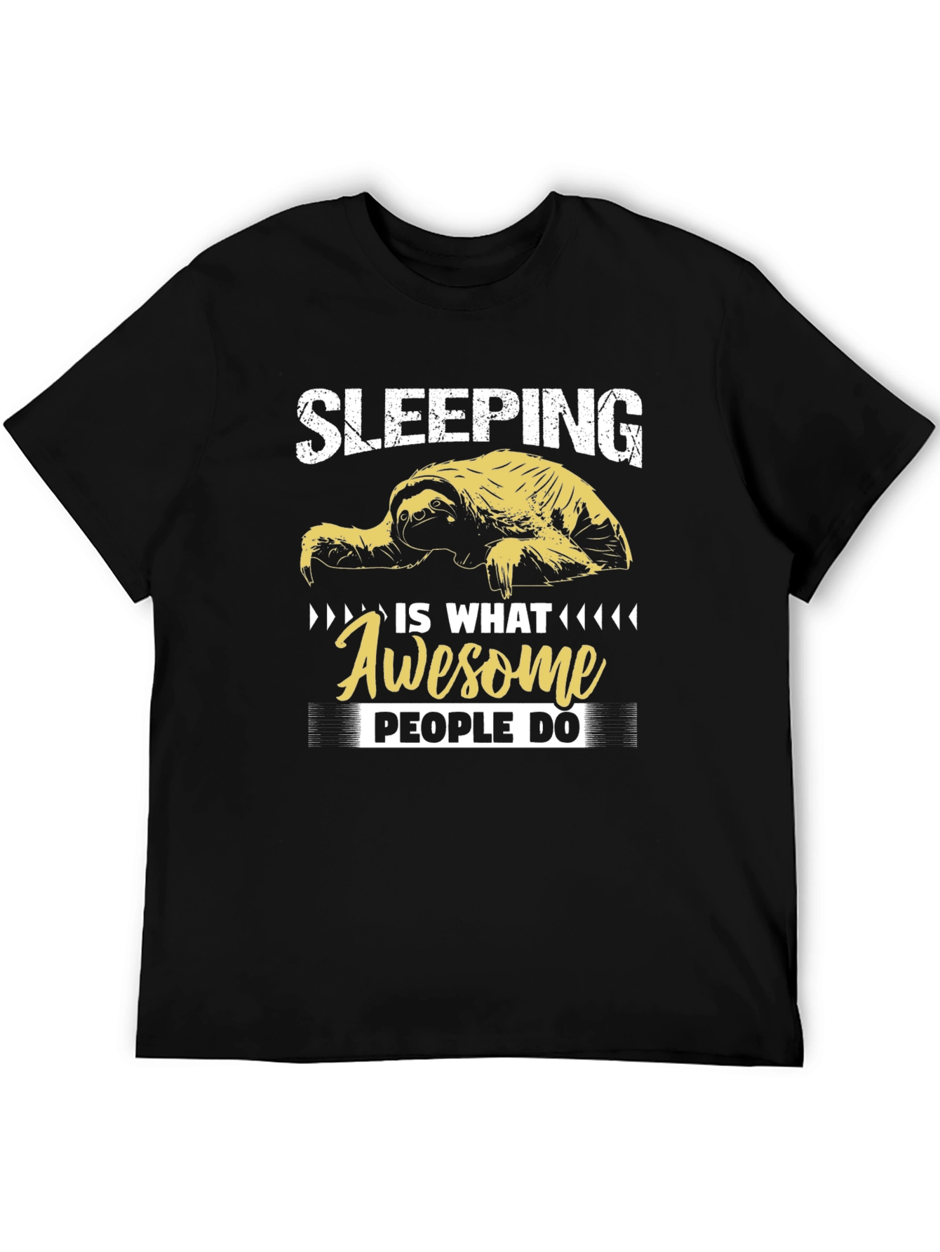 Sleeping Sloth Awesome People Tee
