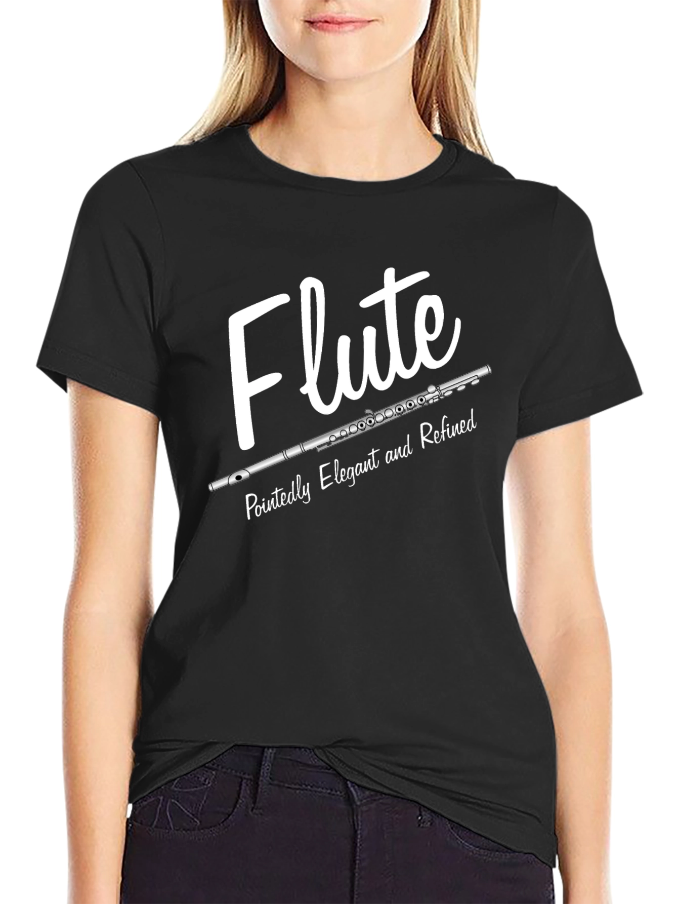 Flute Elegant & Refined Graphic T-Shirt