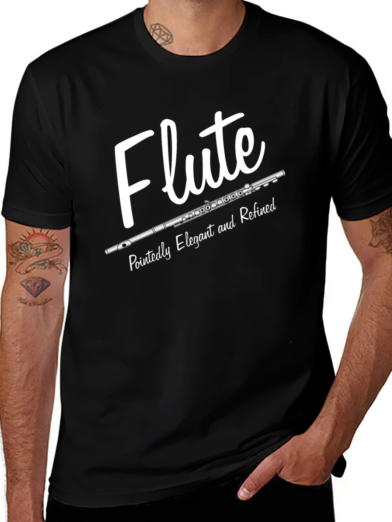 Flute Elegant & Refined Graphic T-Shirt